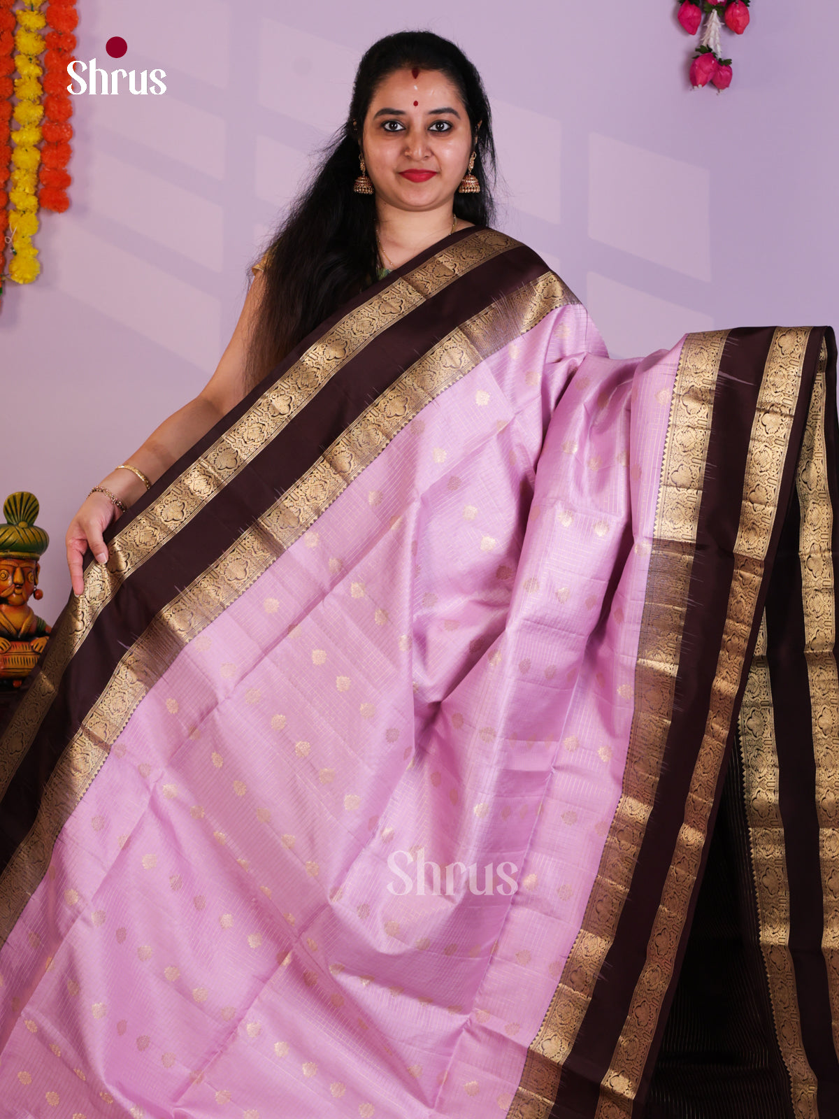EAS08040 - Soft Silk Saree - Shop on Shrus.com