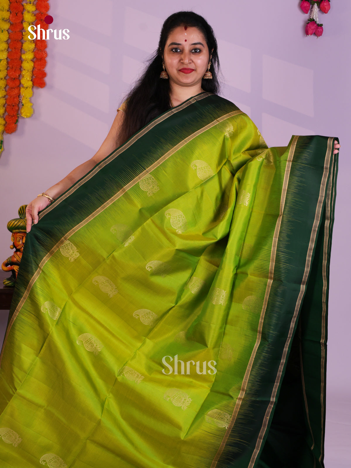 EAS08089 - Soft Silk Saree - Shop on Shrus.com