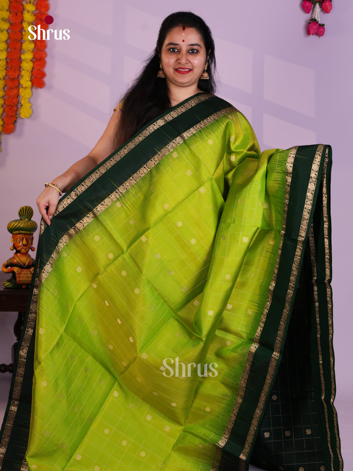 EAS08091 - Soft Silk (HR) Saree - Shop on Shrus.com