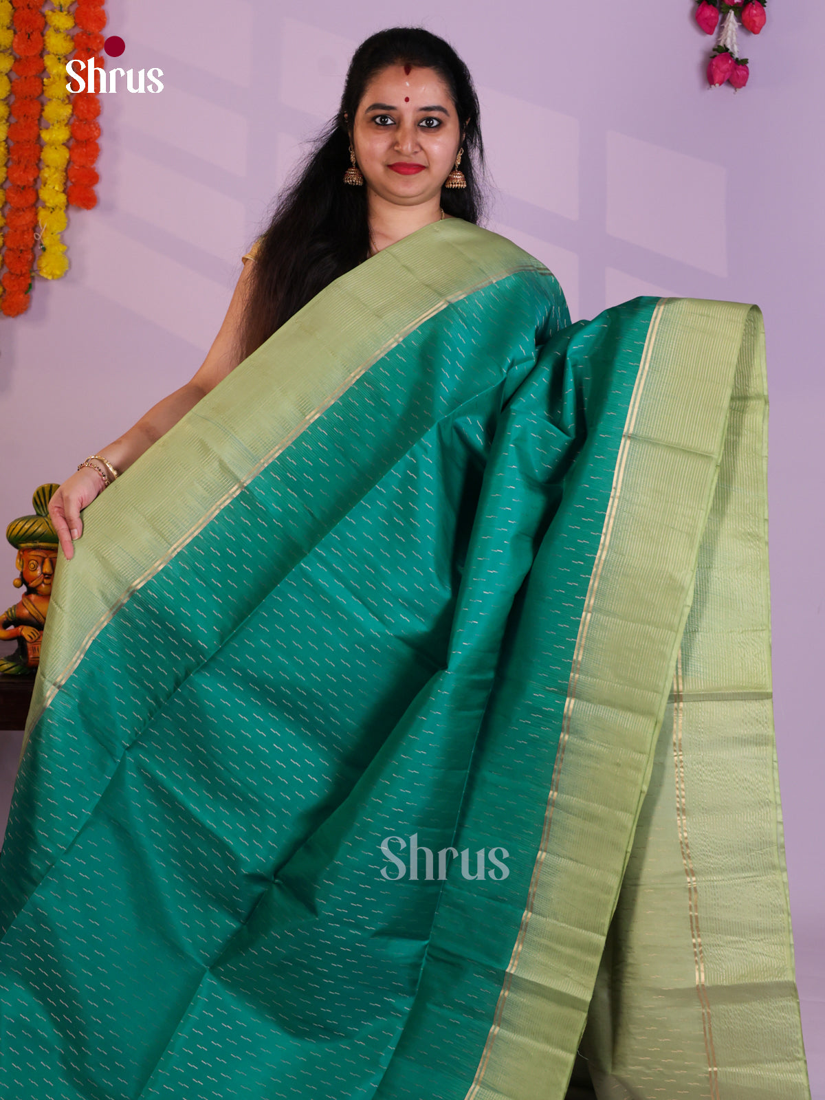 EAS08099 - Soft Silk Saree - Shop on Shrus.com