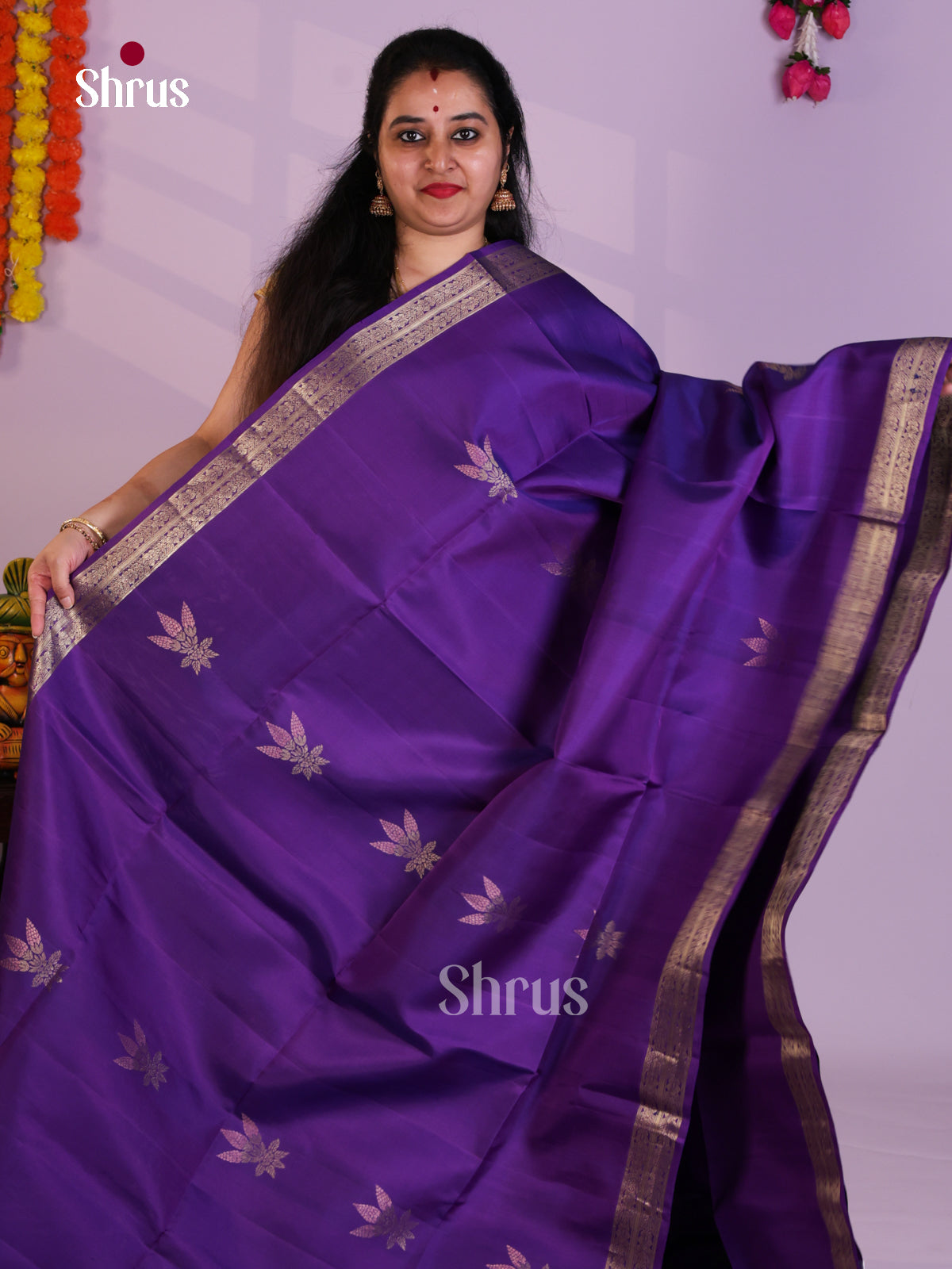 EAS08135 - Soft Silk Saree - Shop on Shrus.com
