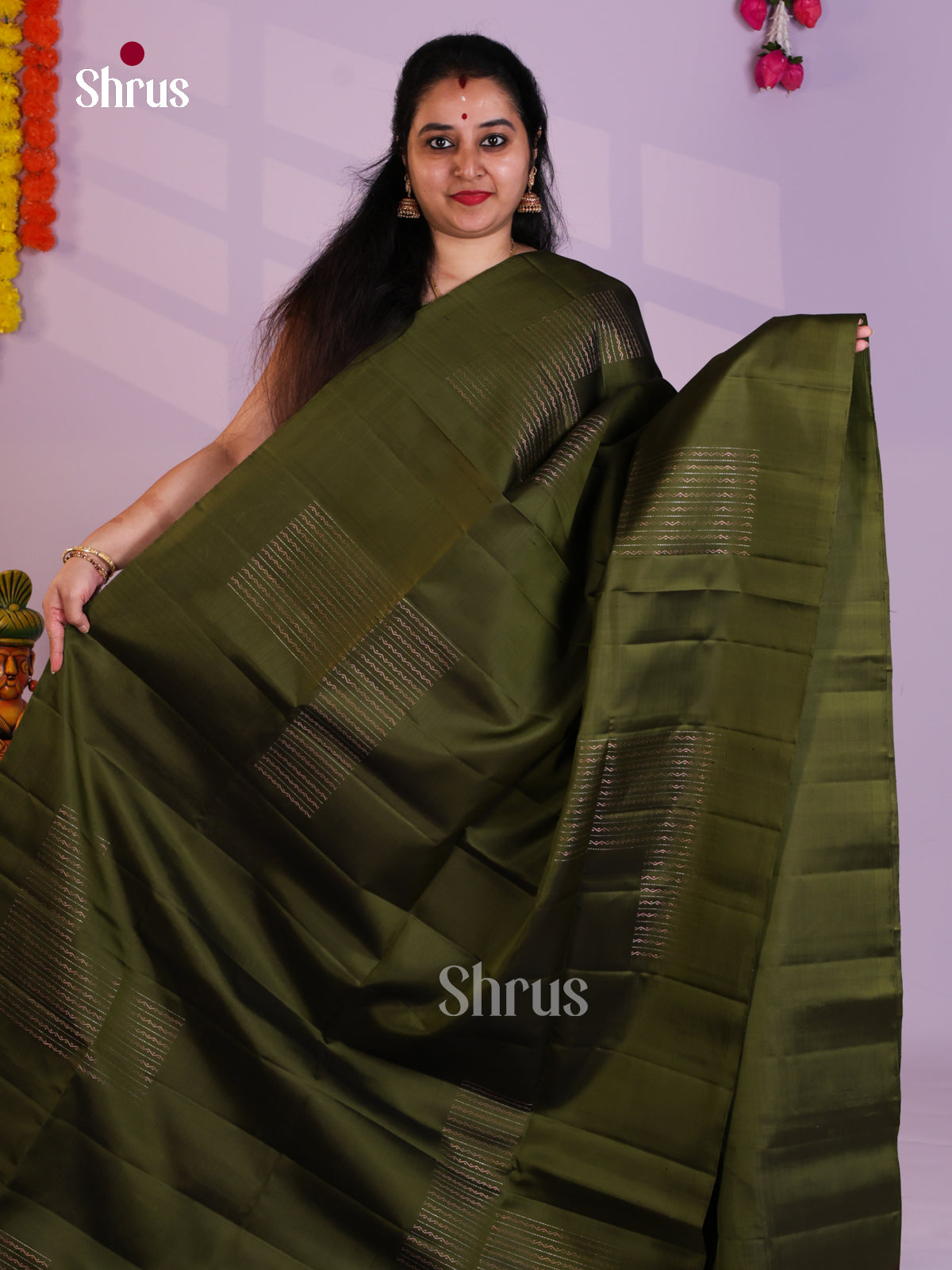EAS08148 - Soft Silk (HR) Saree - Shop on Shrus.com