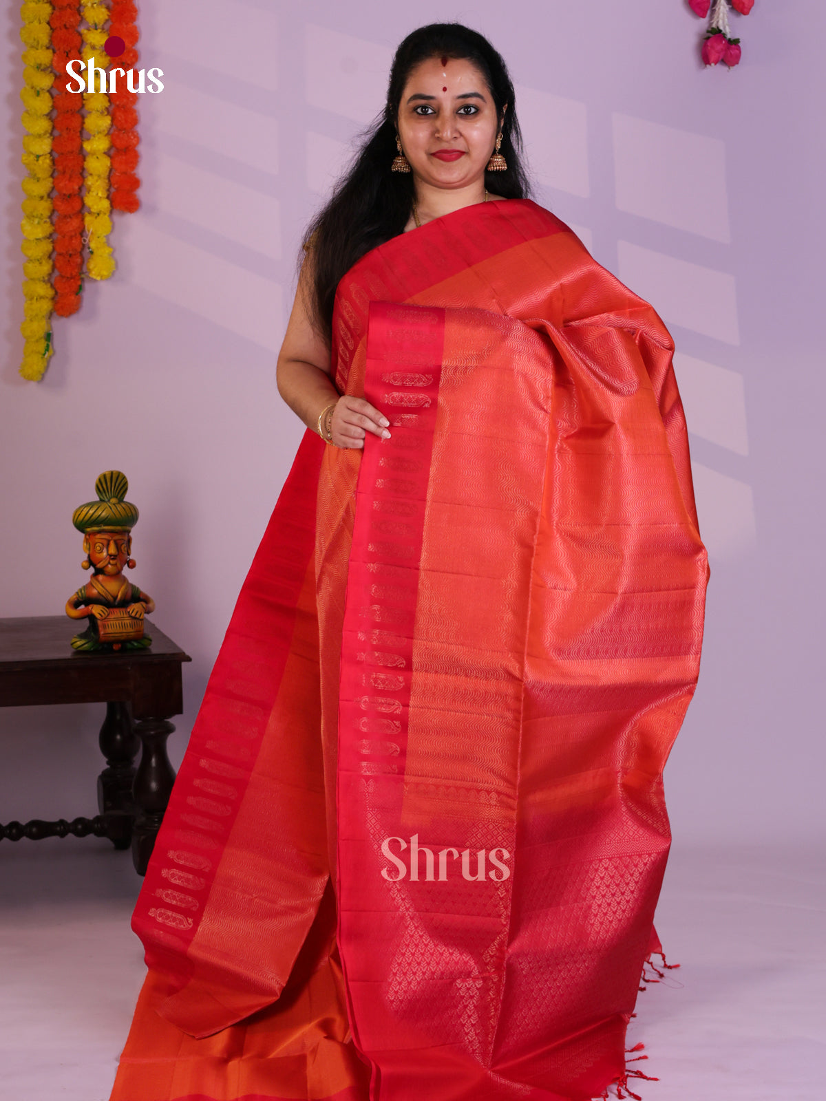 EAS08185 - Soft Silk Saree - Shop on Shrus.com