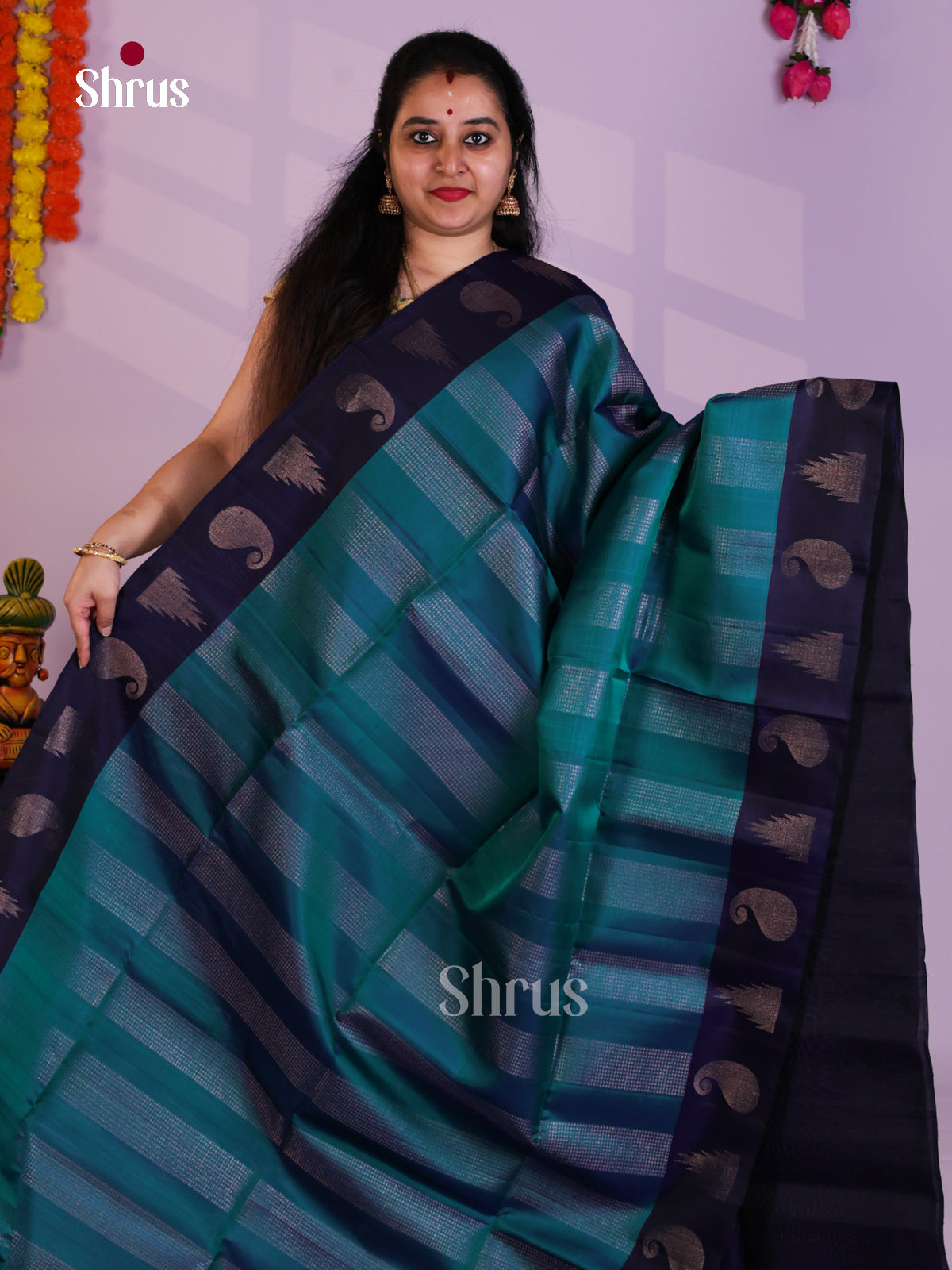 EAS08187 - Soft Silk (HR) Saree - Shop on Shrus.com