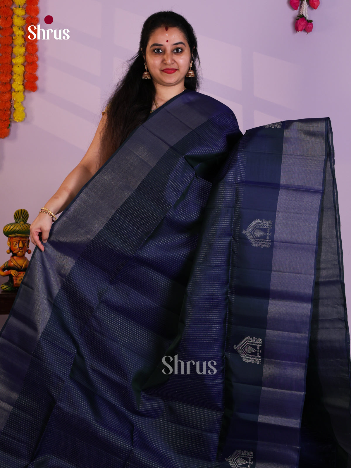 EAS08191 - Soft Silk Saree - Shop on Shrus.com