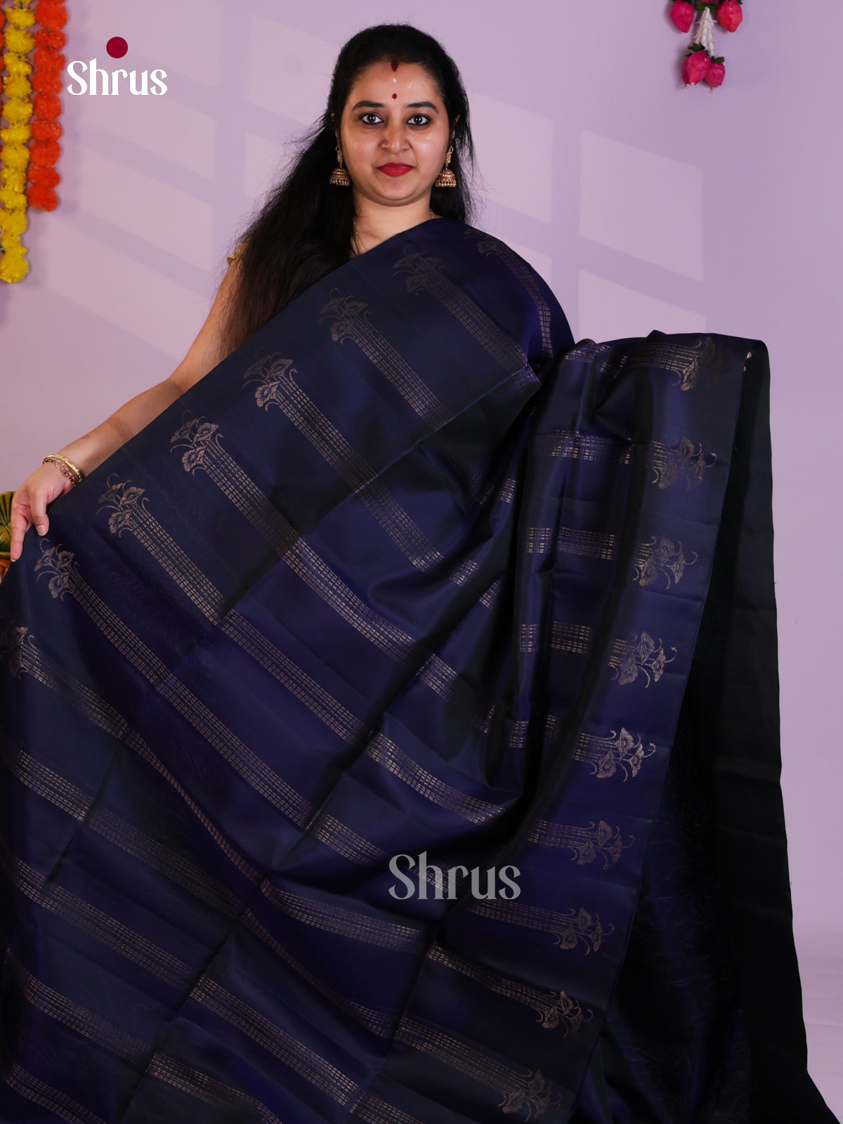 EAS08205 - Soft Silk Saree - Shop on Shrus.com