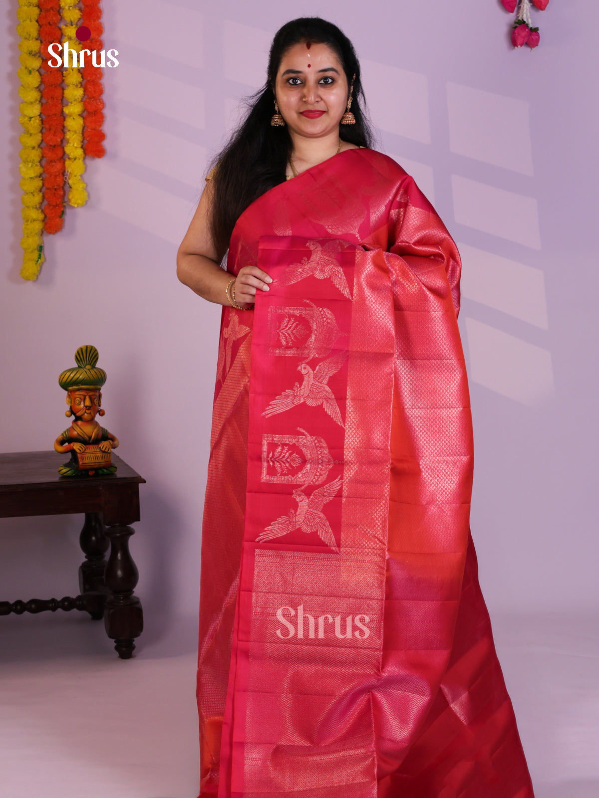 EAS08214 - Soft Silk Saree - Shop on Shrus.com