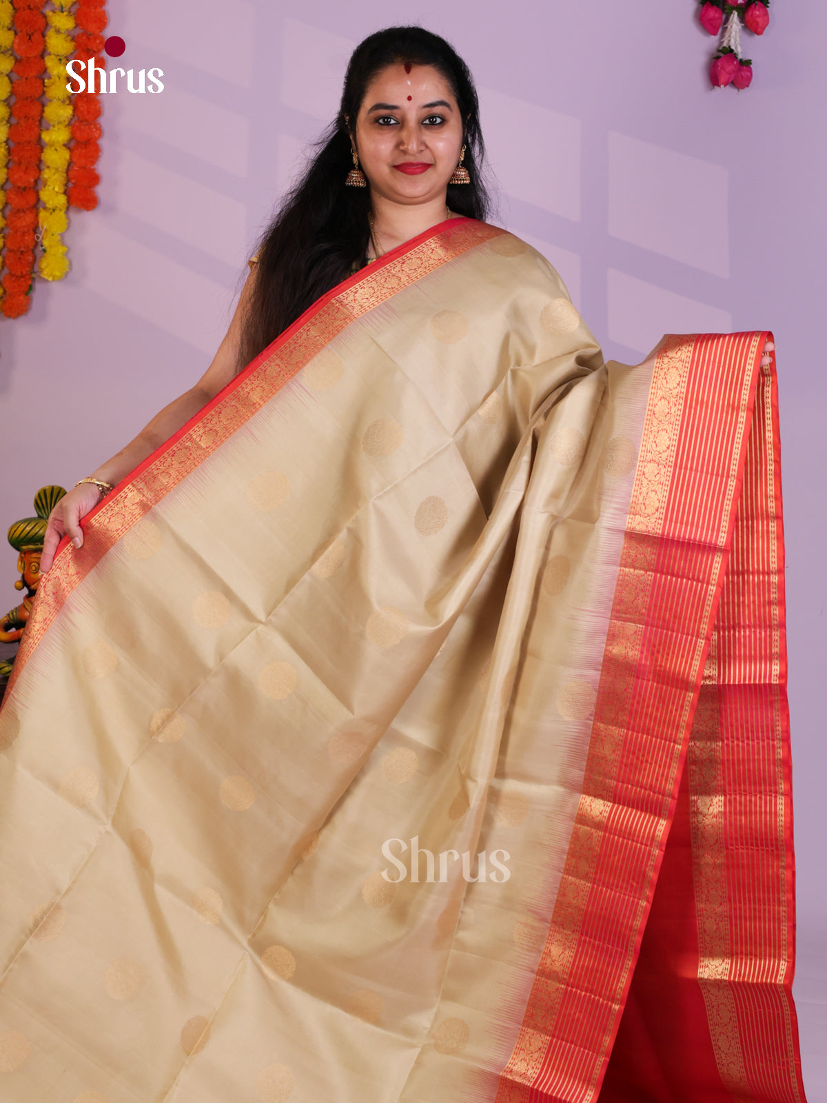 EAS08227 - Soft Silk Saree - Shop on Shrus.com