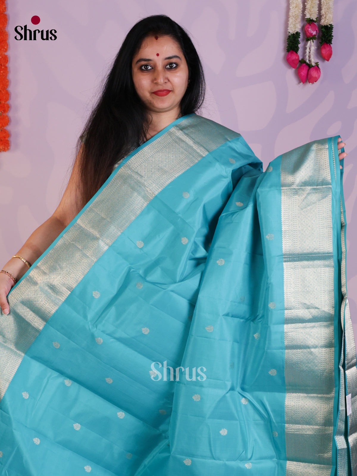 EAS08228 - Kanchipuram silk Saree - Shop on Shrus.com