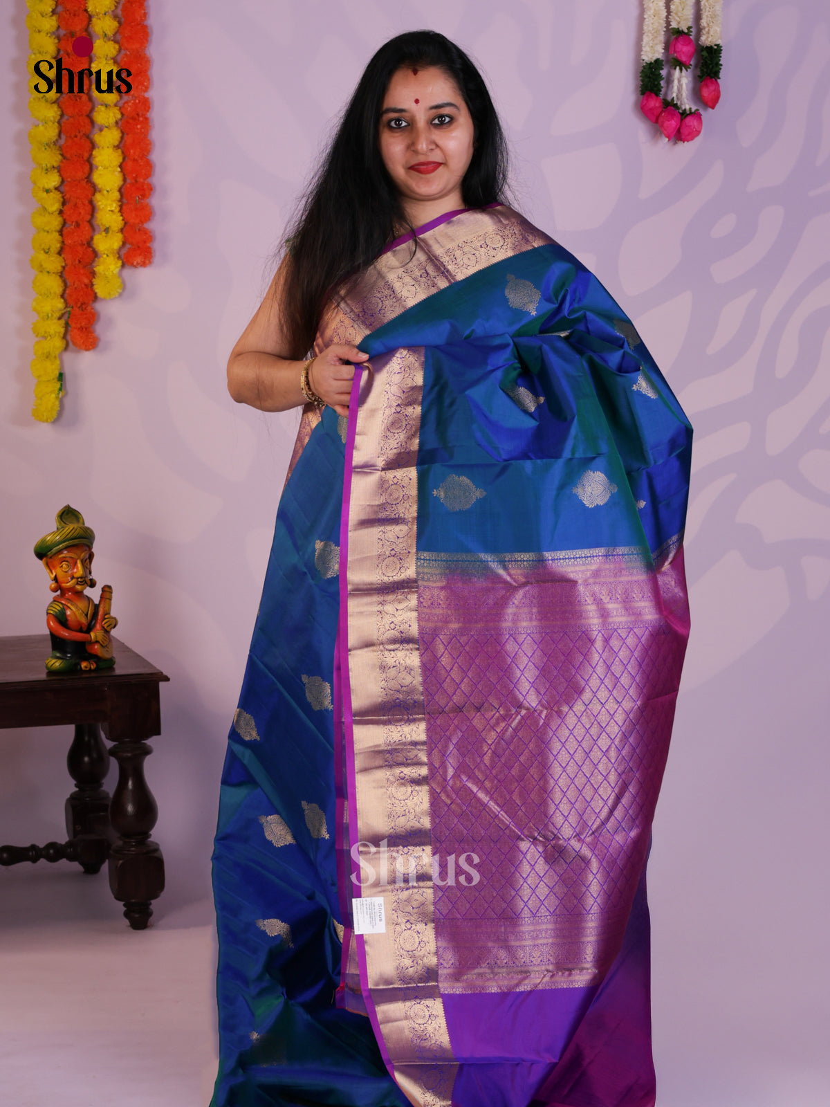 EAS08249 - Kanchipuram silk Saree