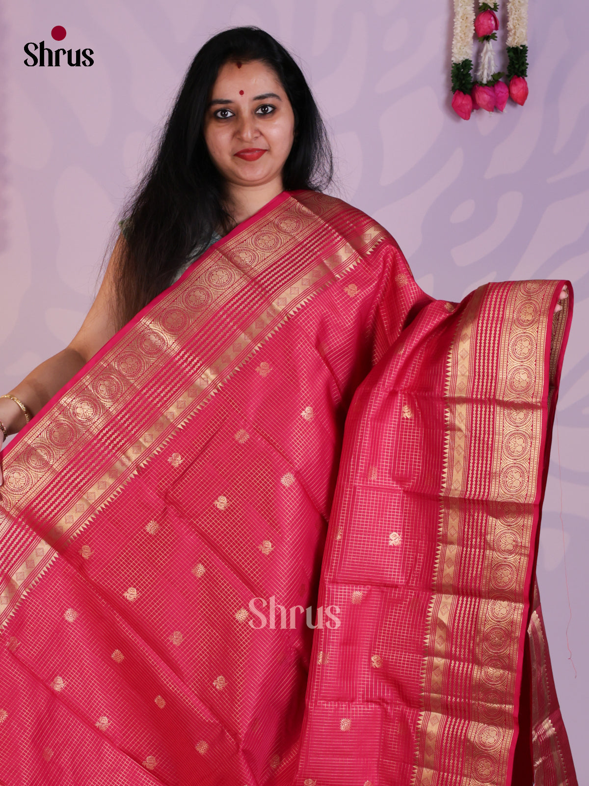 EAS08257 - Kanchipuram silk (HR) Saree