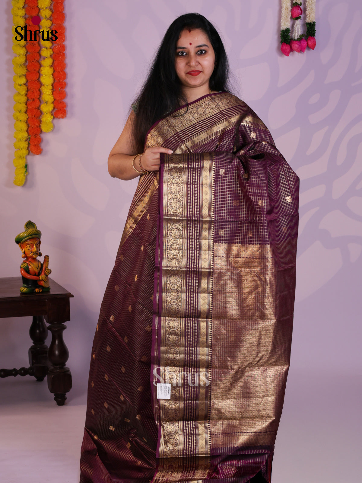 EAS08259 - Kanchipuram silk Saree