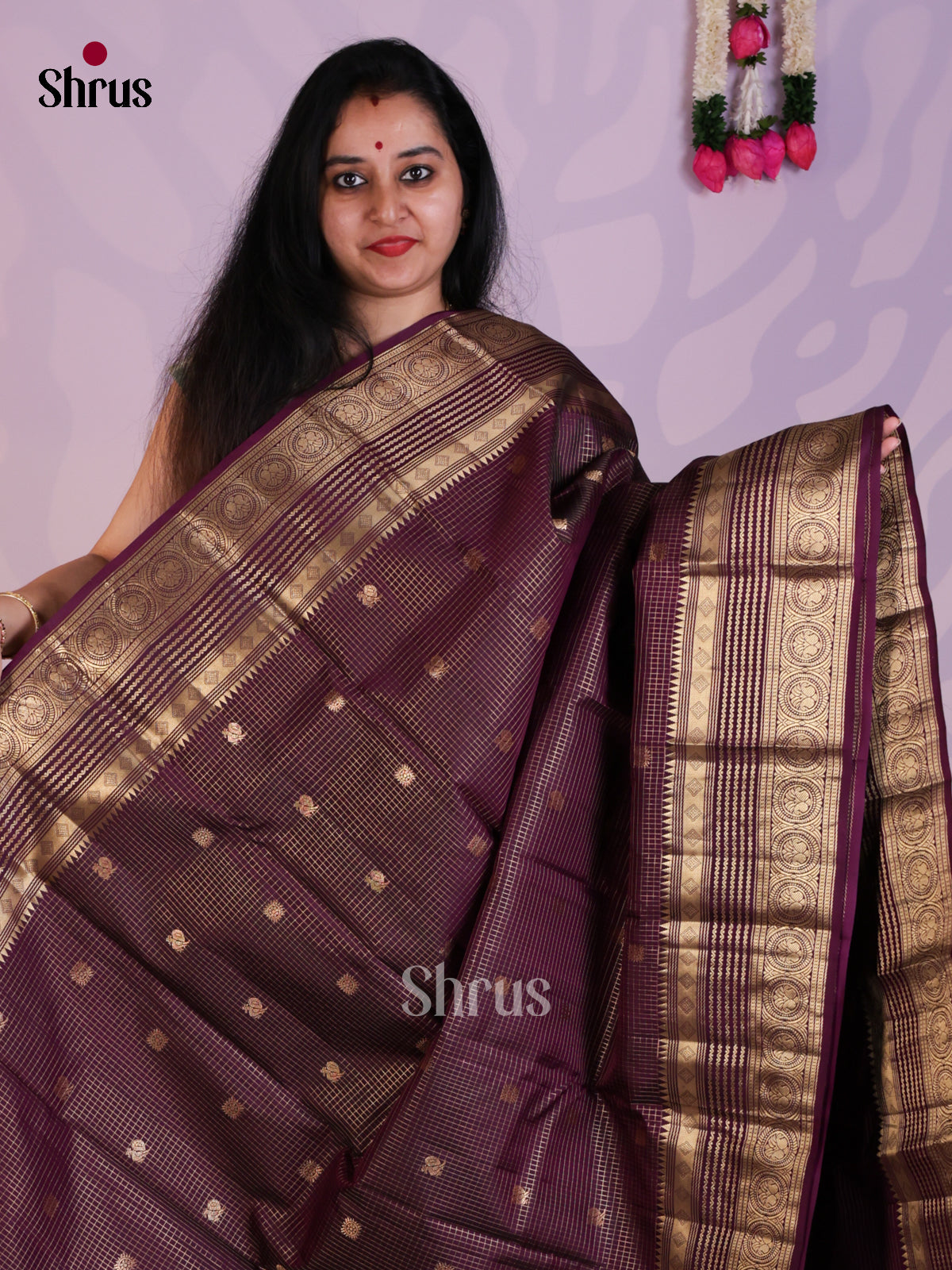 EAS08259 - Kanchipuram silk Saree