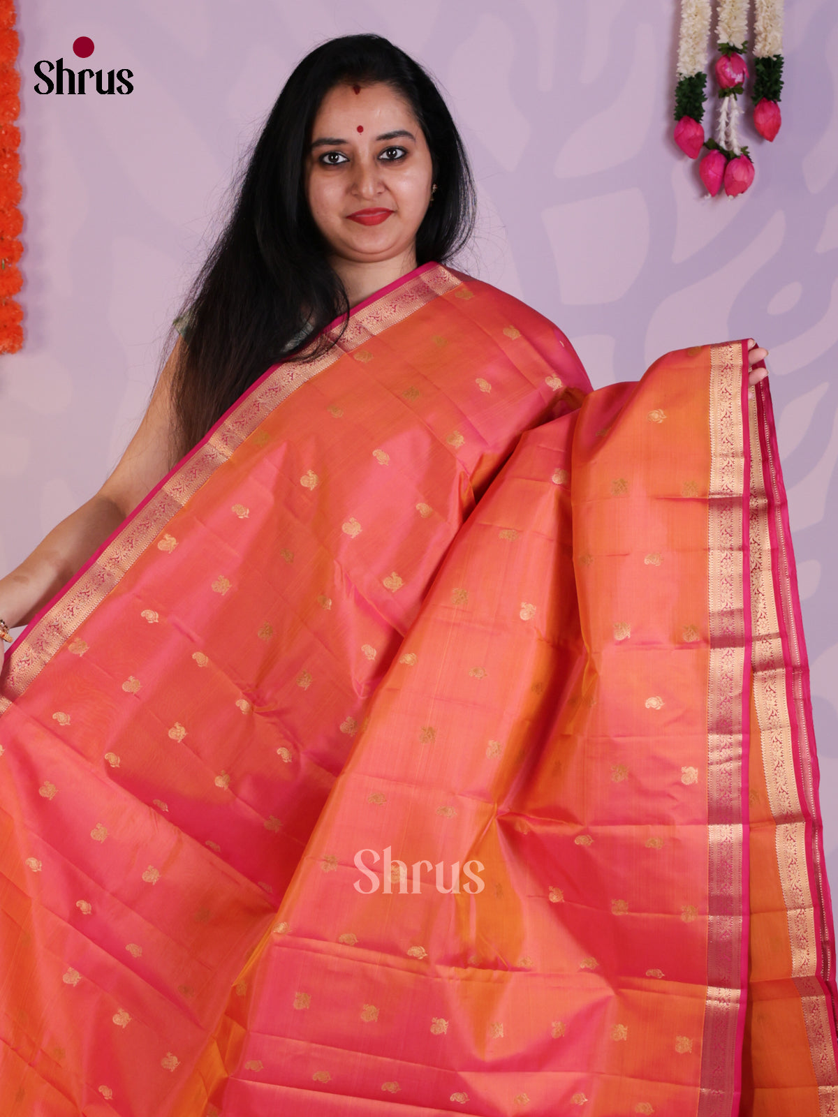 EAS08260 - Kanchipuram silk (LR) Saree - Shop on Shrus.com