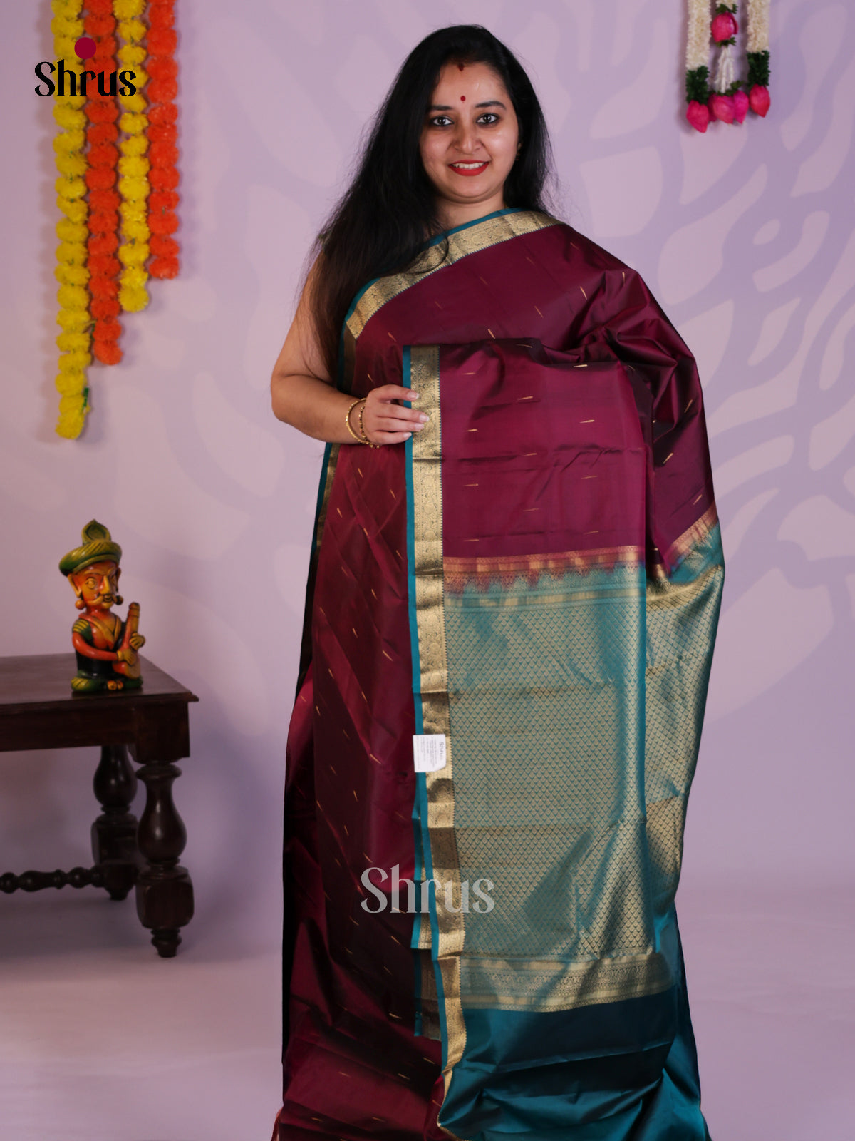 EAS08273 - Kanchipuram silk Saree