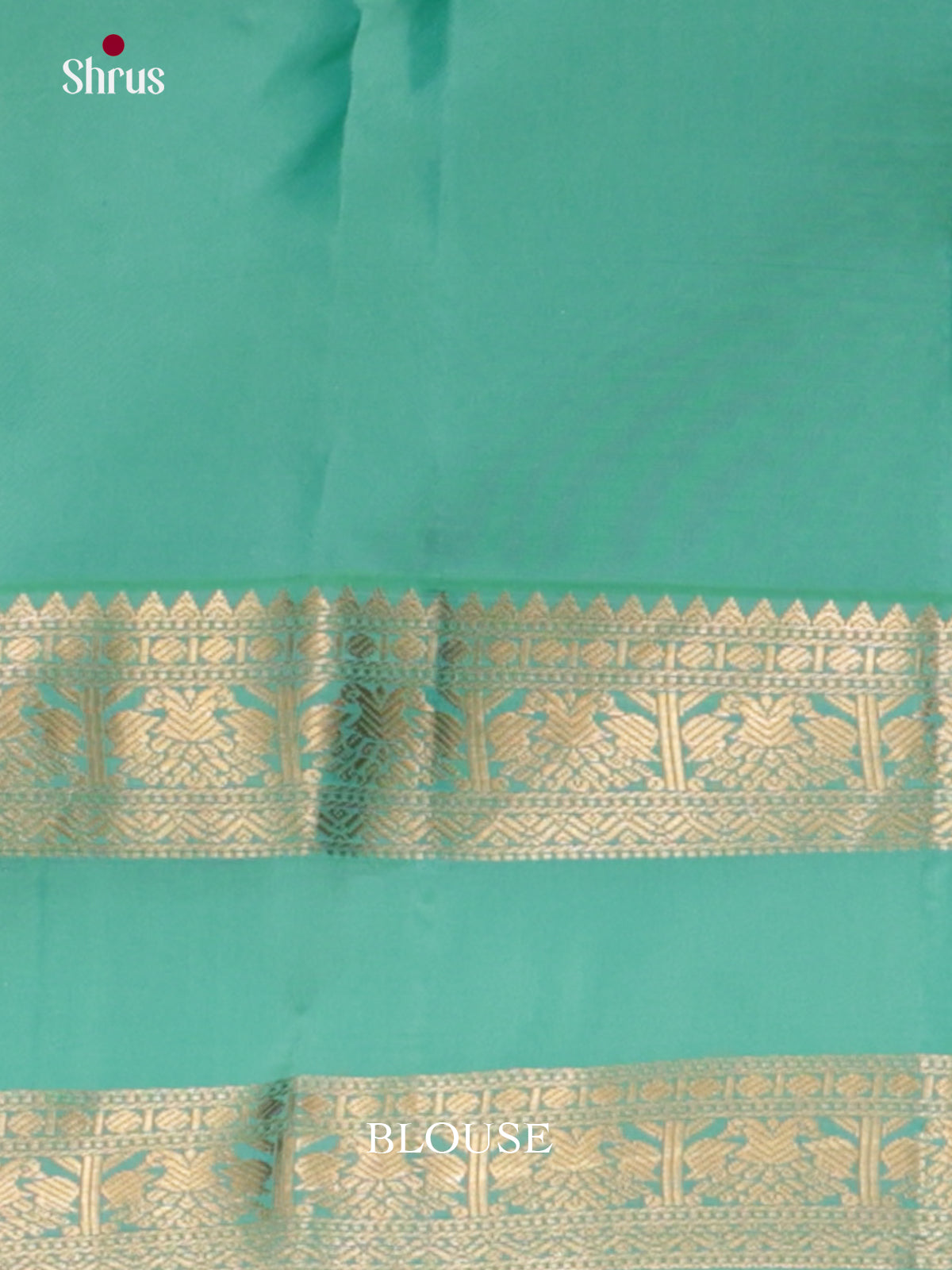 Blue & Teal - Kanchipuram-halfpure Saree- EAS08286 - Shop on Shrus.com