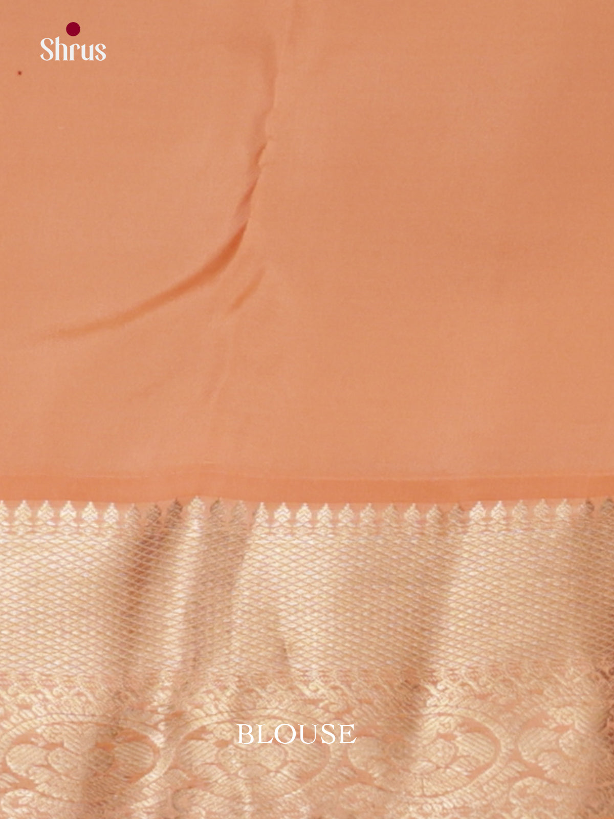 Peacock Green & Peach - Kanchipuram-halfpure Saree - EAS08320 - Shop on Shrus.com