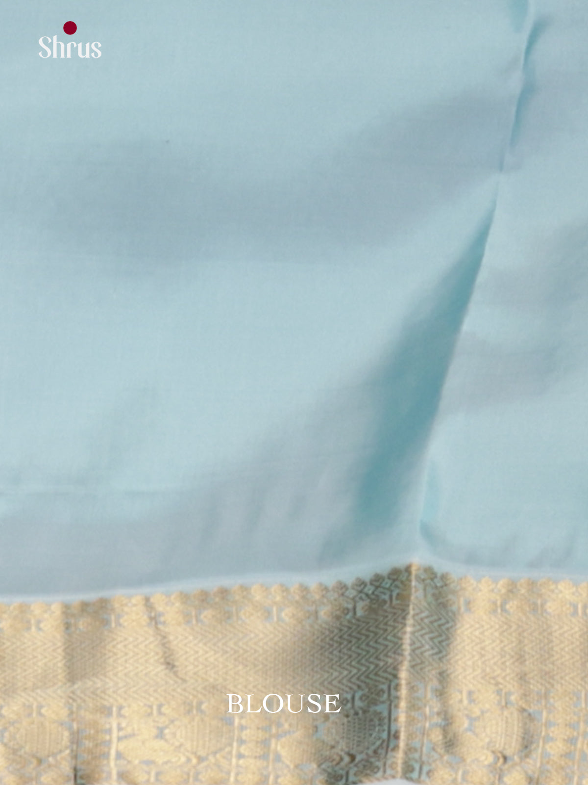 dark Blue & Ice Blue - Kanchipuram-halfpure Saree- EAS08323 - Shop on Shrus.com
