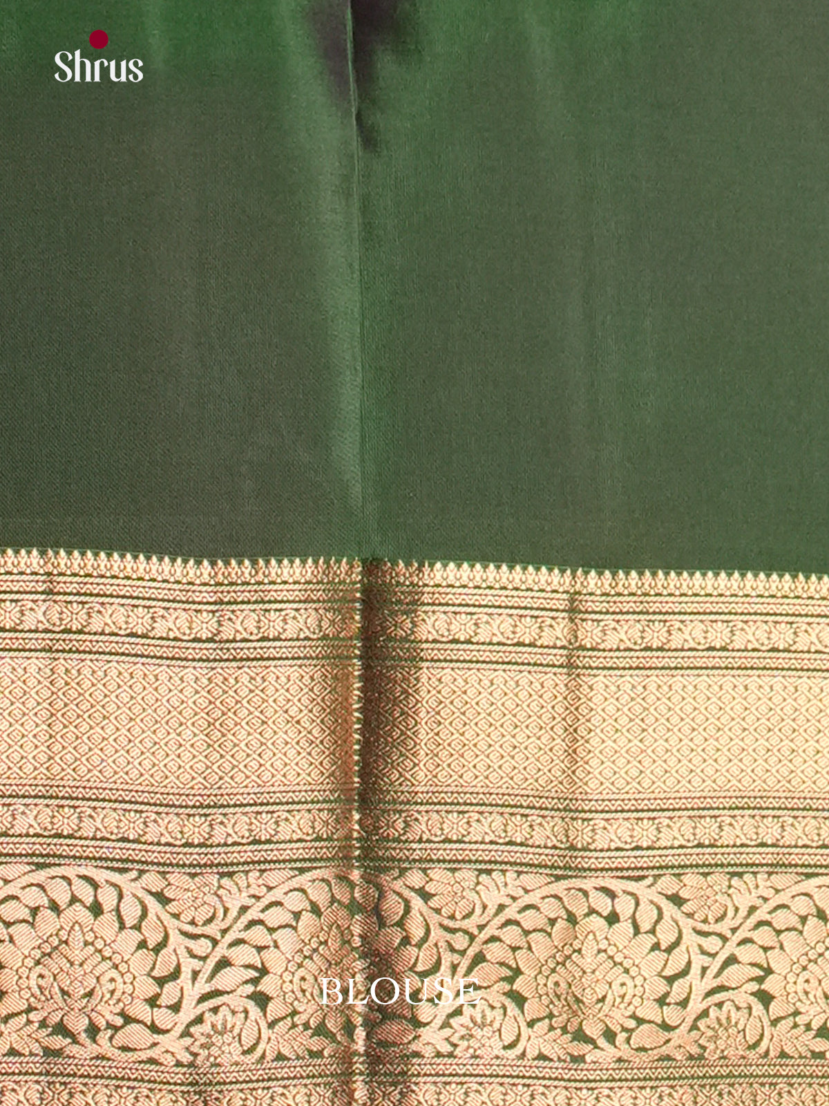 Purple & Green - Kanchipuram-halfpure Saree- EAS09022 - Shop on Shrus.com