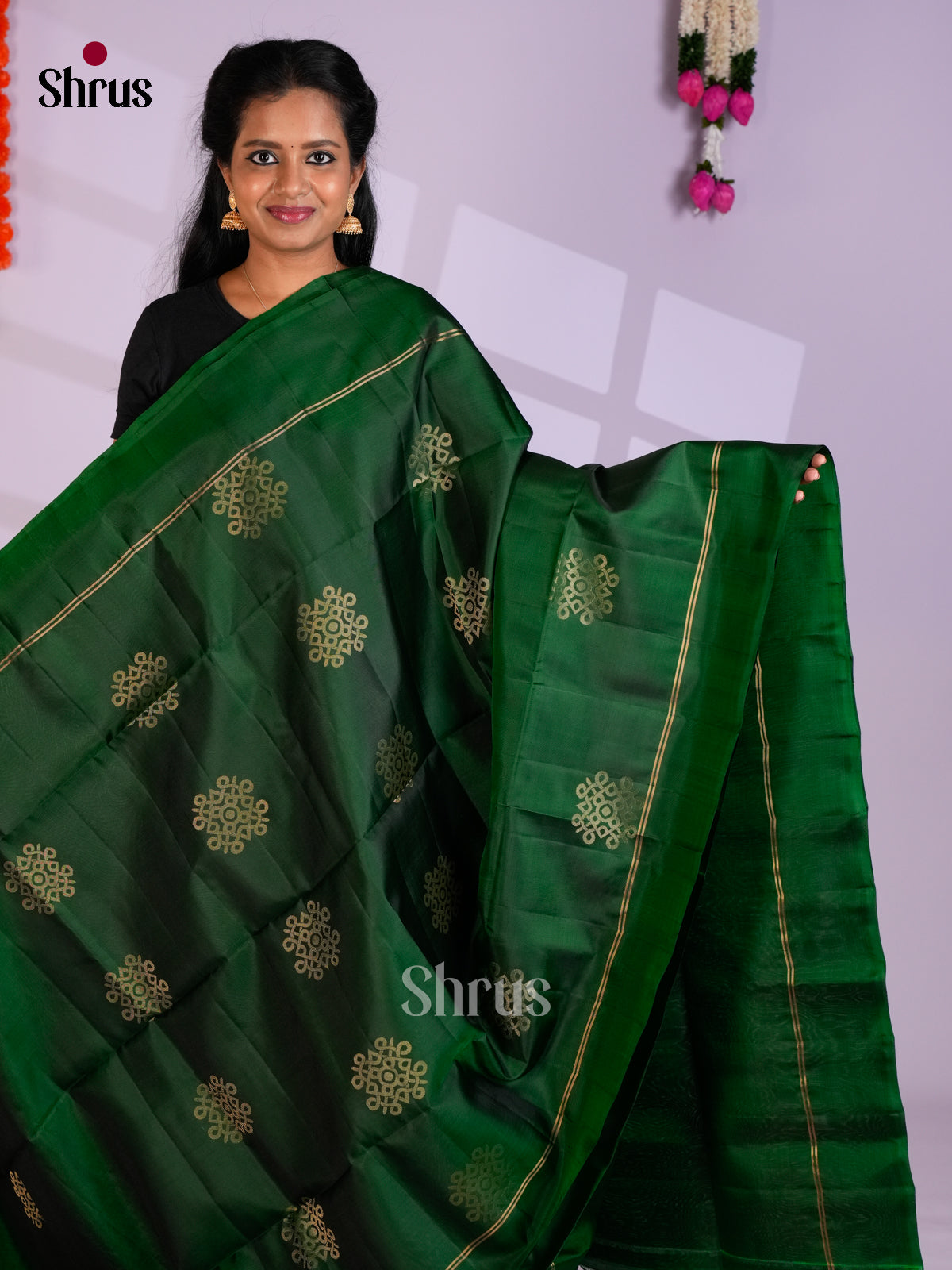 EAS09044 - Soft Silk (HR) Saree - Shop on Shrus.com