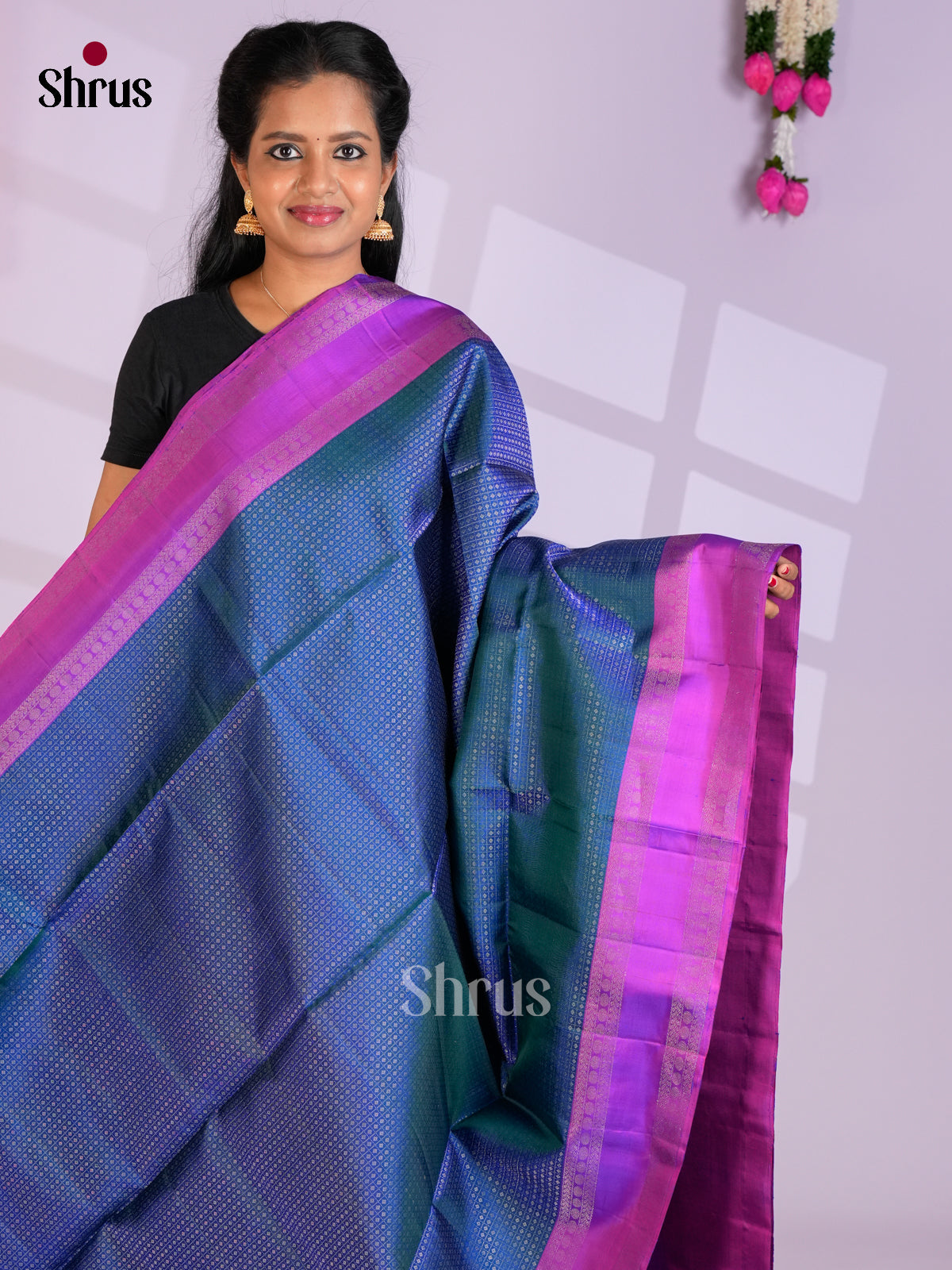 EAS09065 - Soft Silk (HR) Saree - Shop on Shrus.com