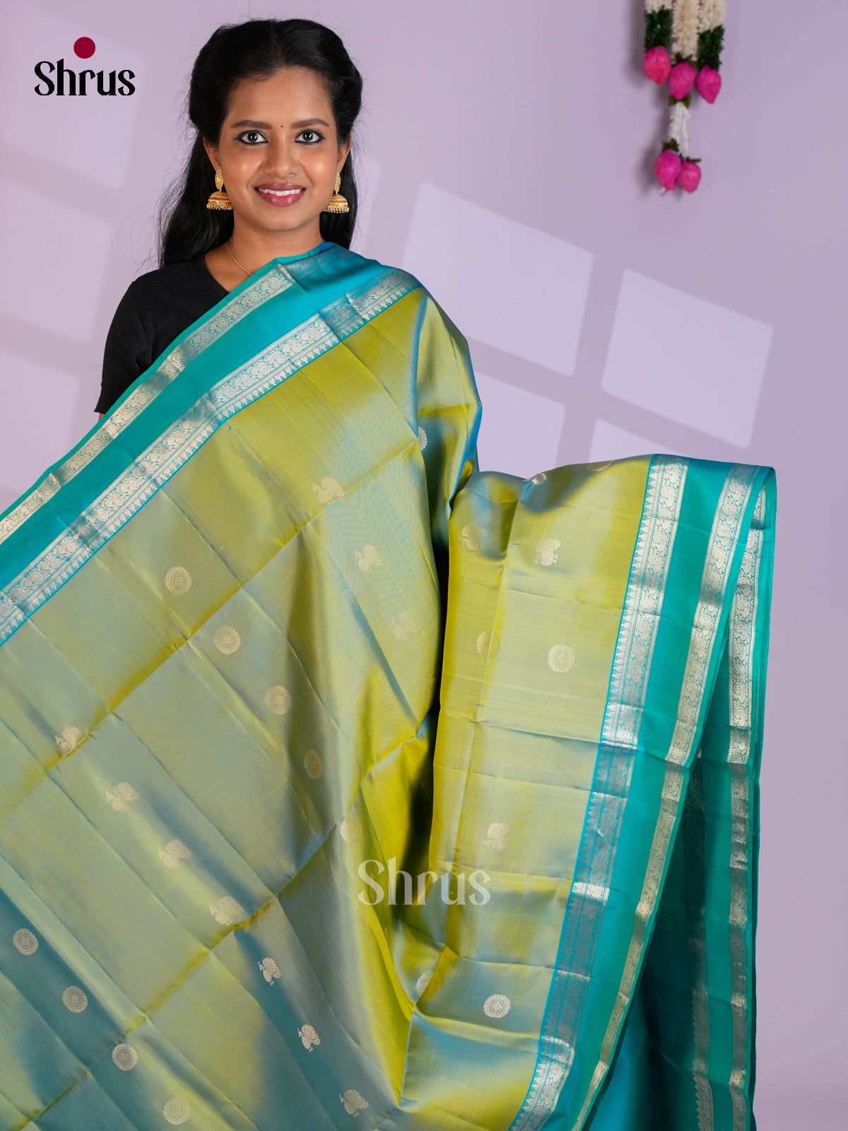 EAS09079 - Soft Silk (HR) Saree - Shop on Shrus.com