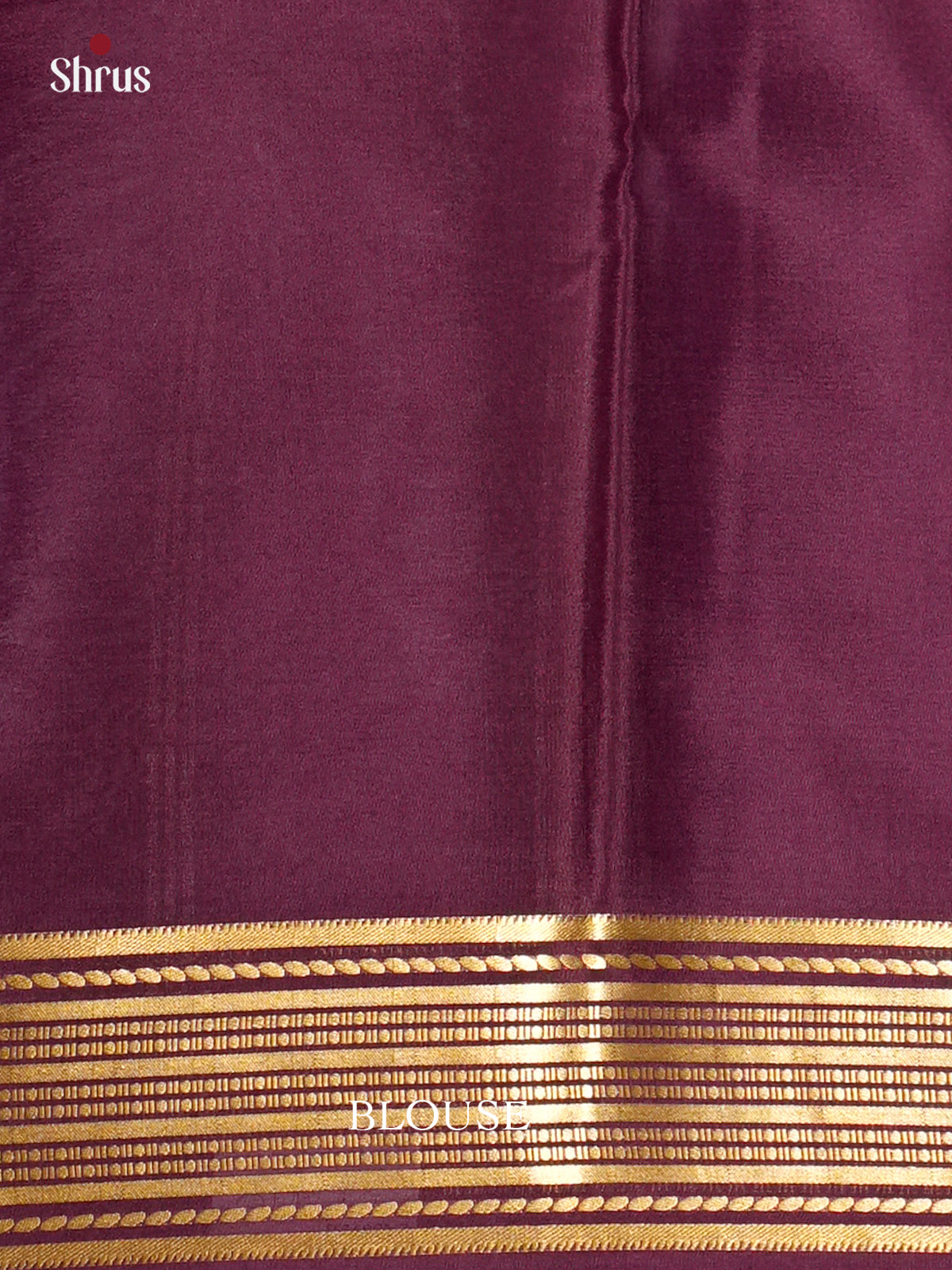 Charming Lavender Mysore Silk Saree with dark purple zari border- EAS09191
