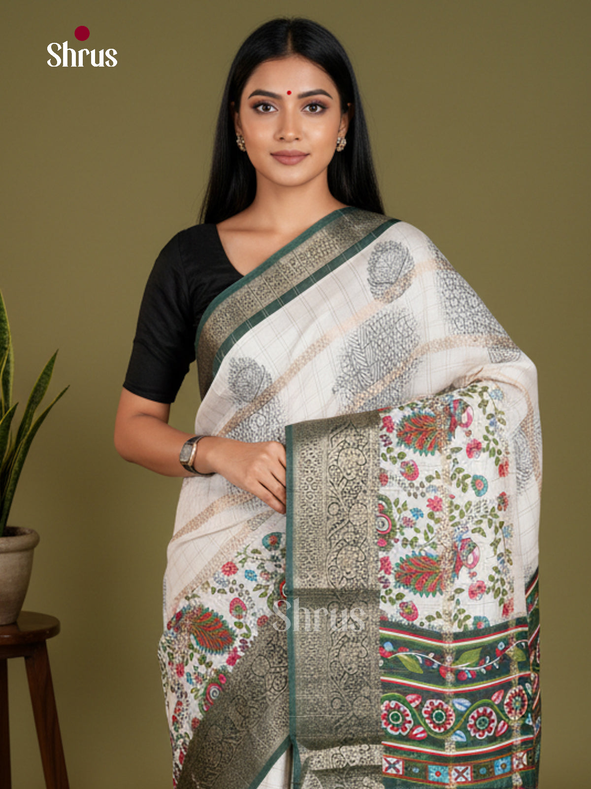 EAS10035 - Semi Crepe Saree