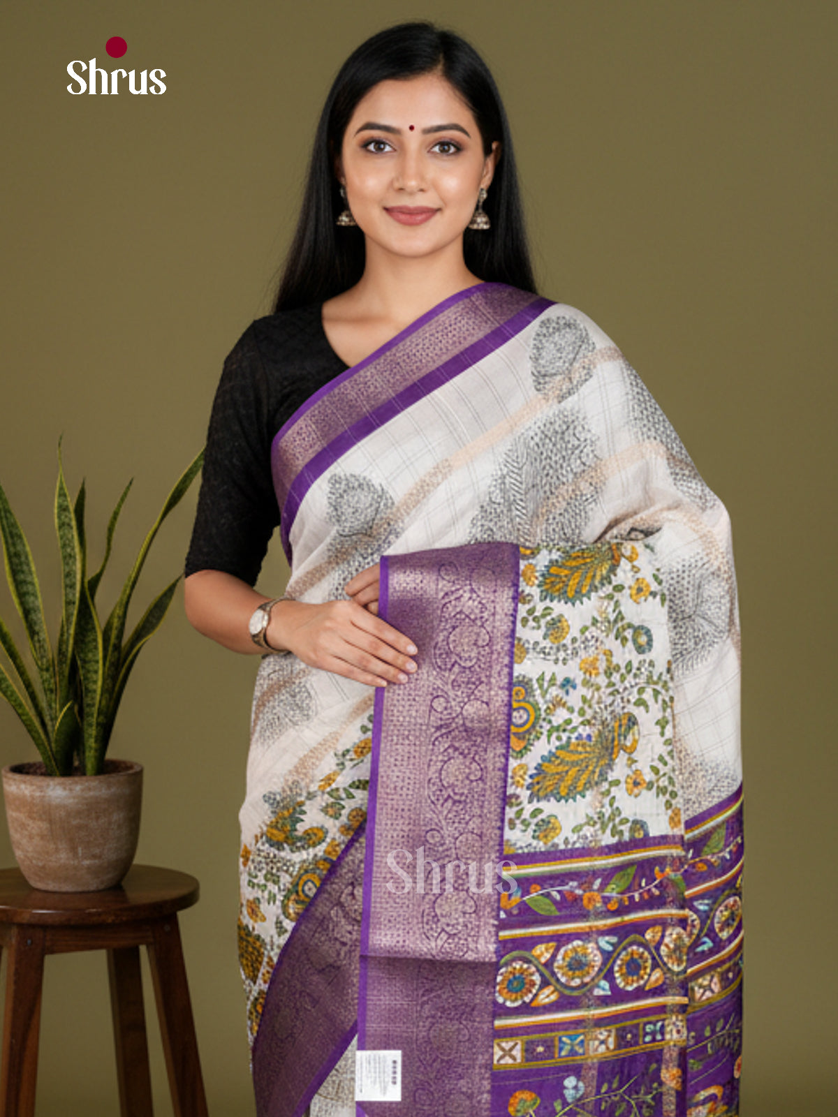 EAS10036 - Semi Crepe Saree