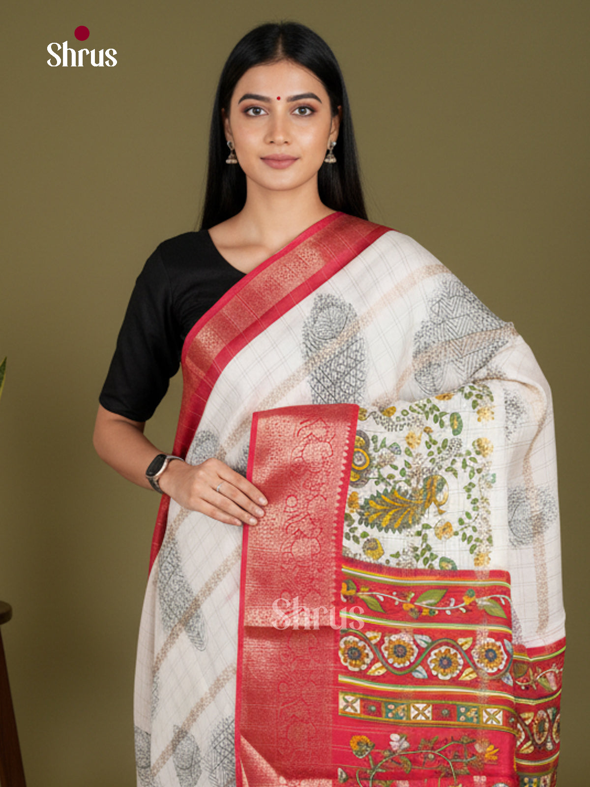 EAS10037 - Semi Crepe Saree