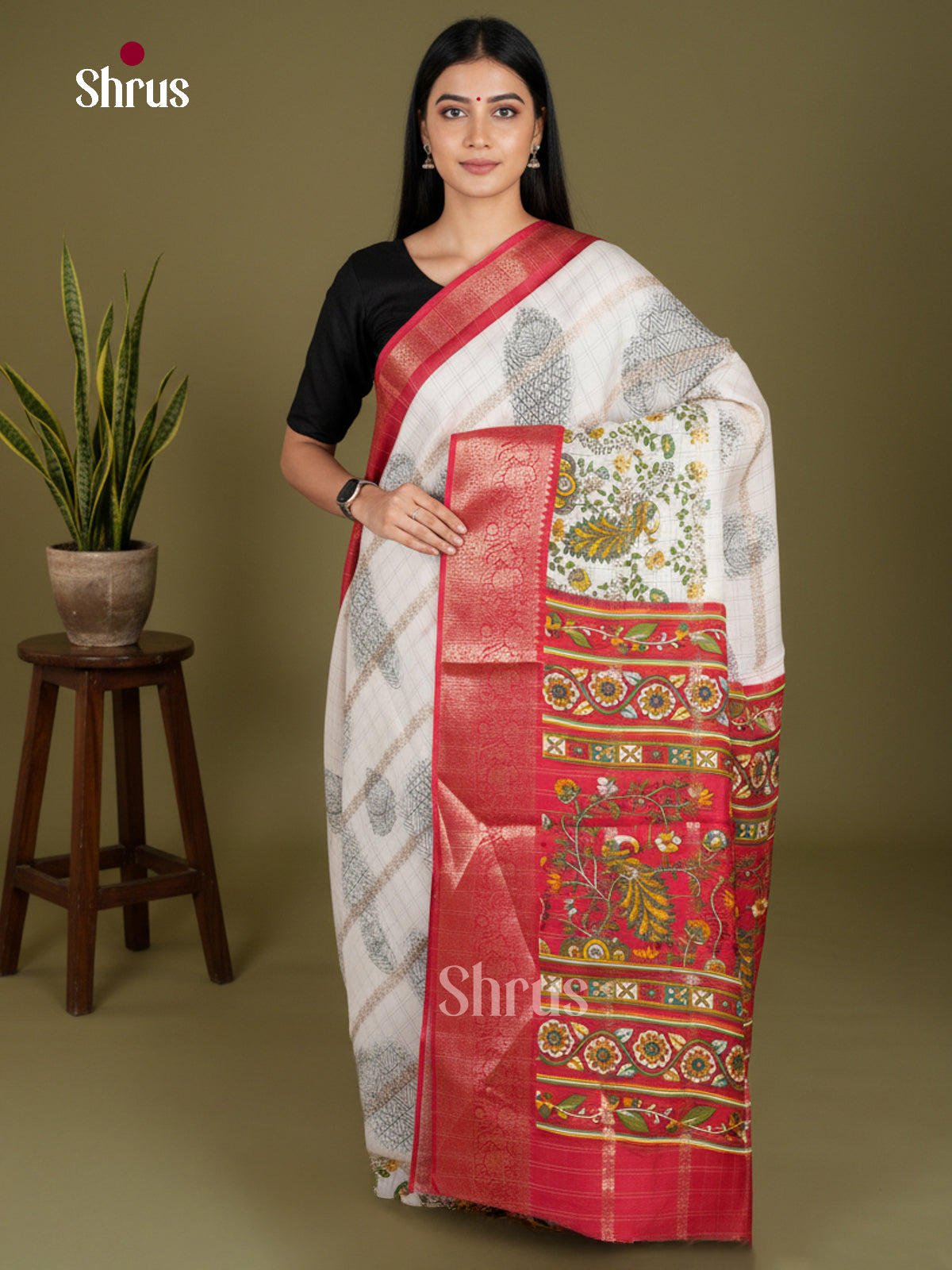 EAS10037 - Semi Crepe Saree