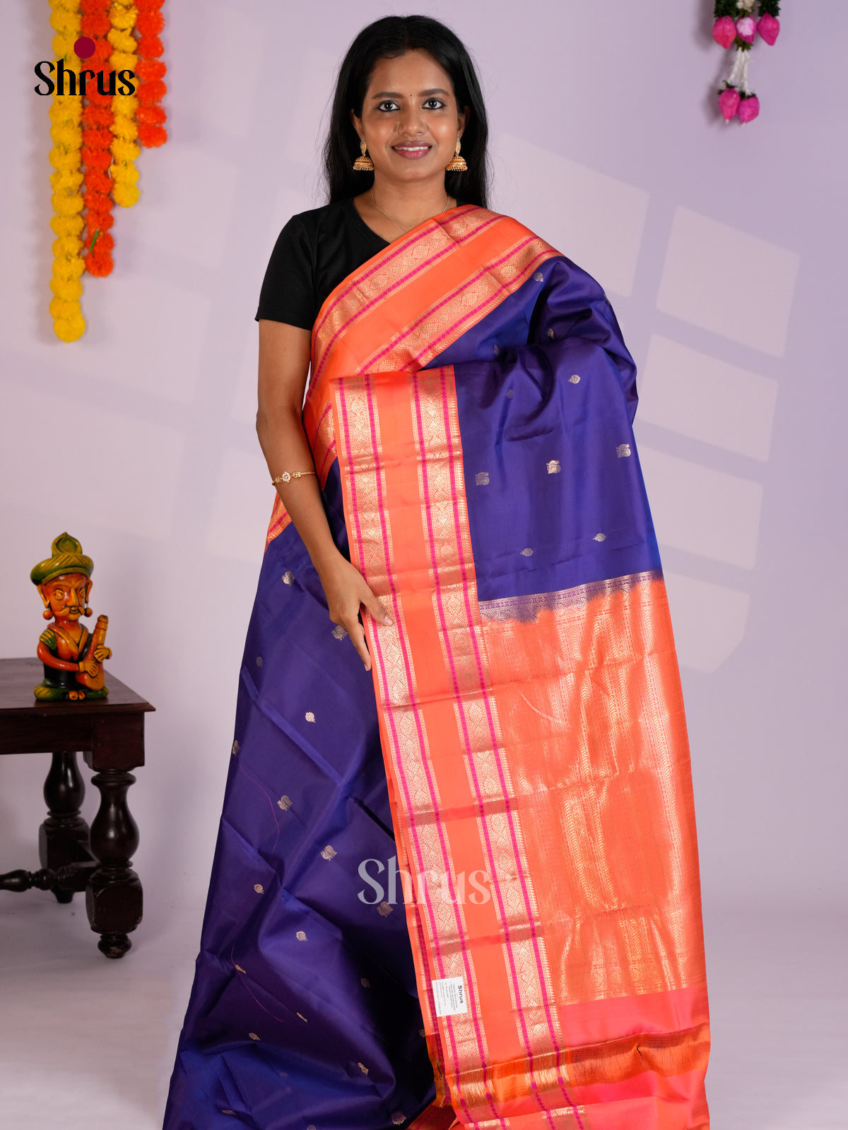 EAS10062 - Kanchipuram silk Saree