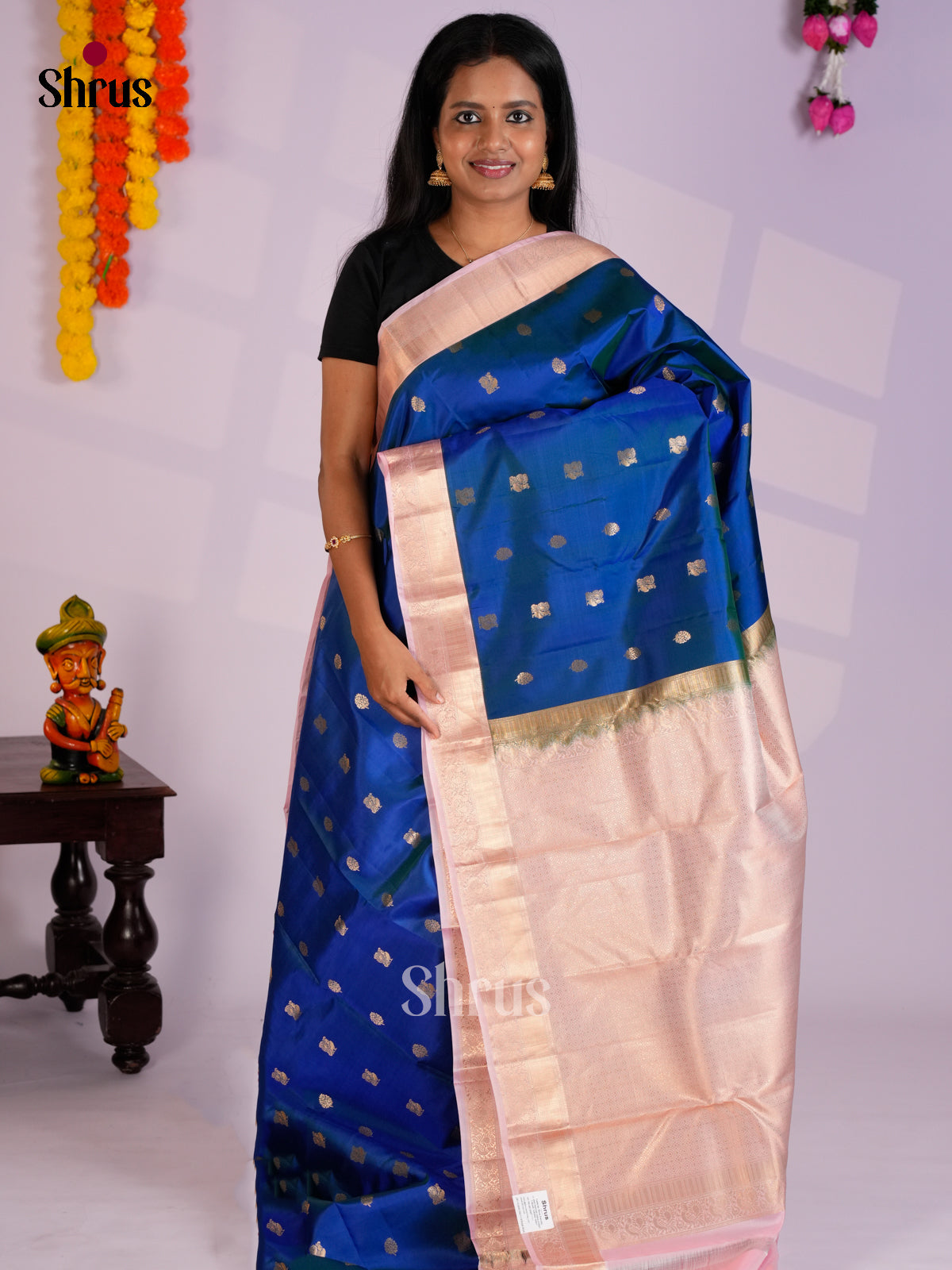 EAS10078 - Kanchipuram silk Saree - Shop on Shrus.com