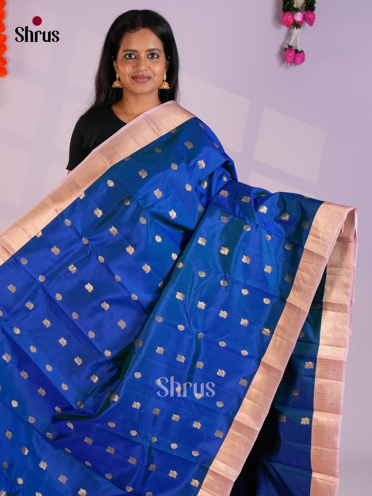 EAS10078 - Kanchipuram silk Saree - Shop on Shrus.com