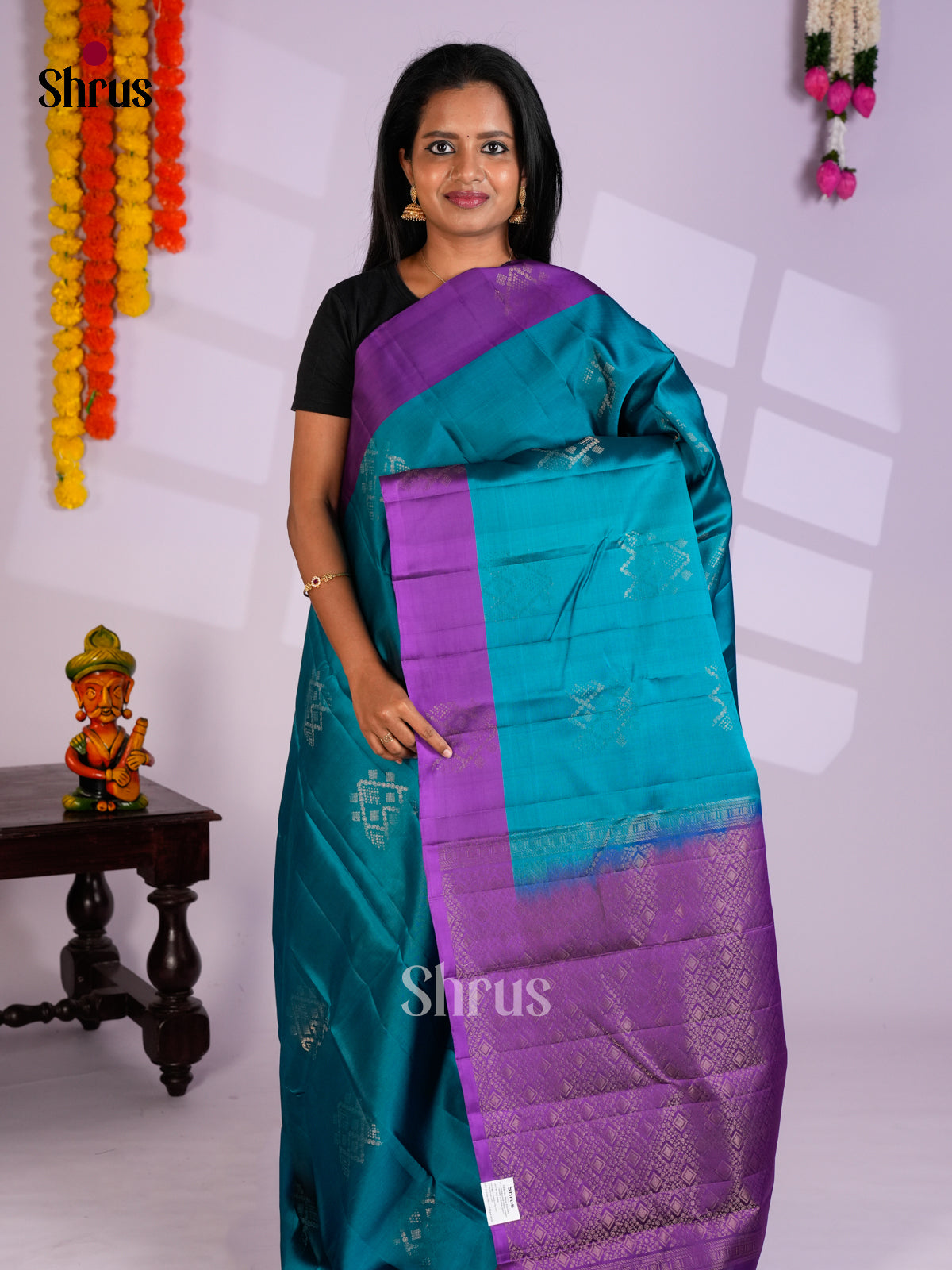 EAS10110 - Softsilk-halfpure Saree