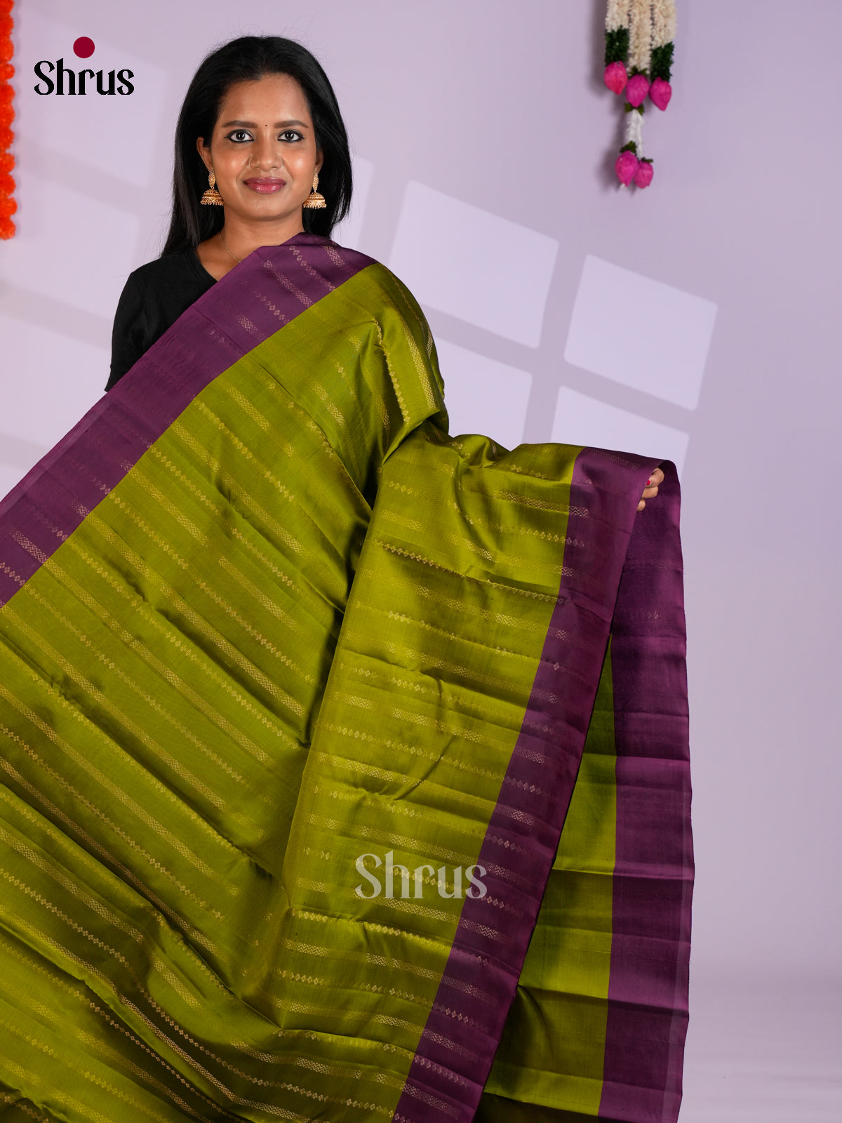 EAS10176 - Softsilk-halfpure Saree - Shop on Shrus.com