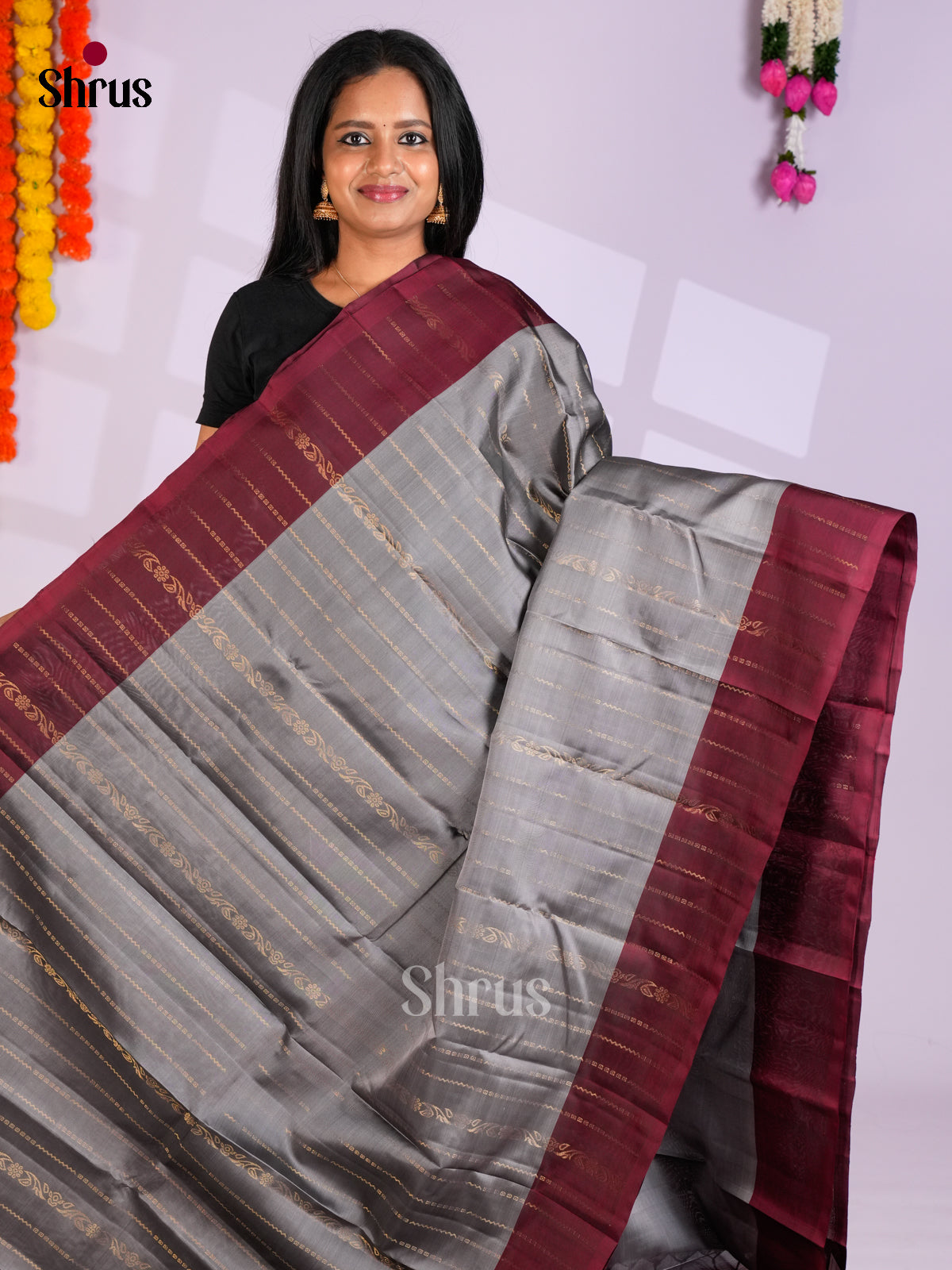 EAS10200 - Softsilk-halfpure Saree - Shop on Shrus.com
