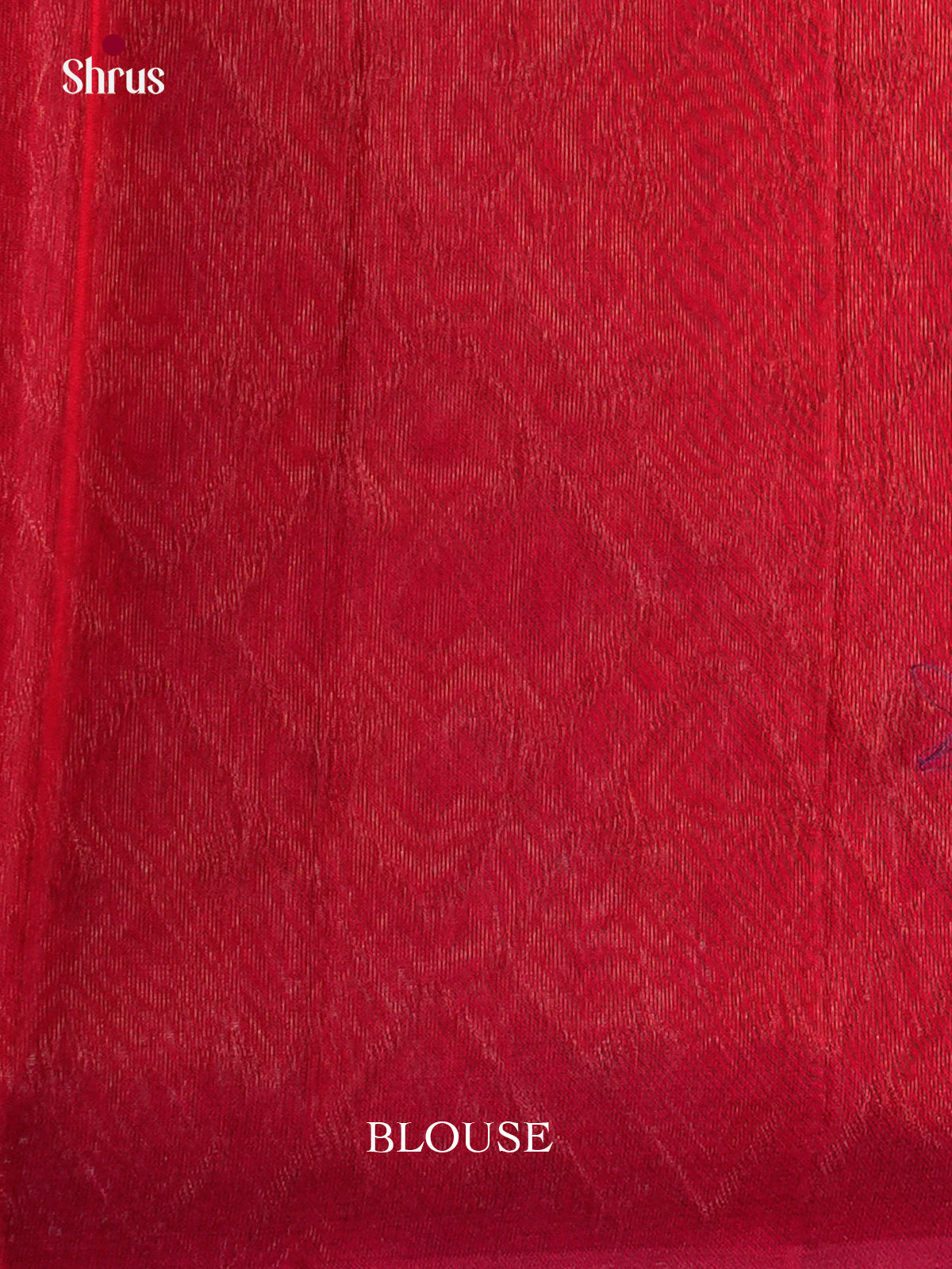 Blue & Red - Timeless Silk Cotton Saree -EAS12002