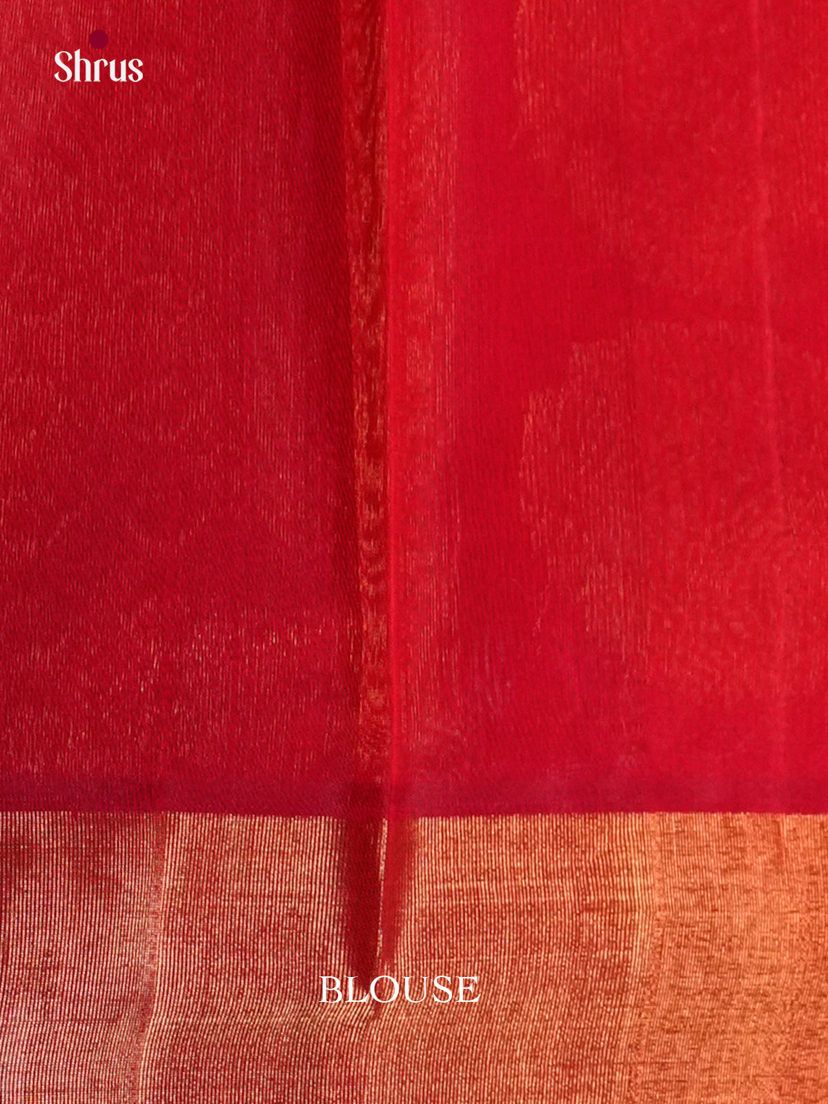 Orange & Red- Timeless Silk Cotton Saree - EAS12007