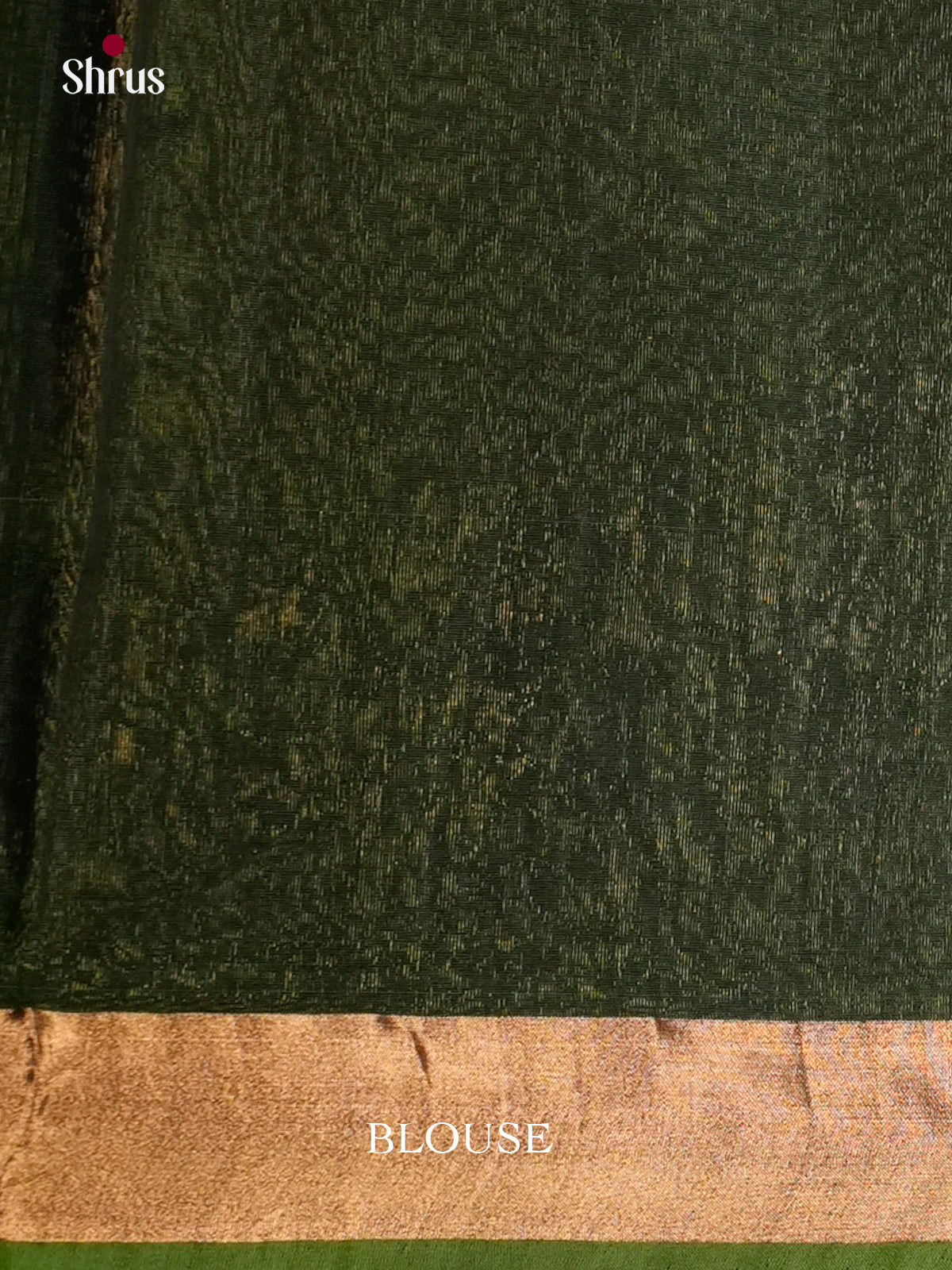 Brown & Green- Timeless Silk Cotton Saree - EAS12021