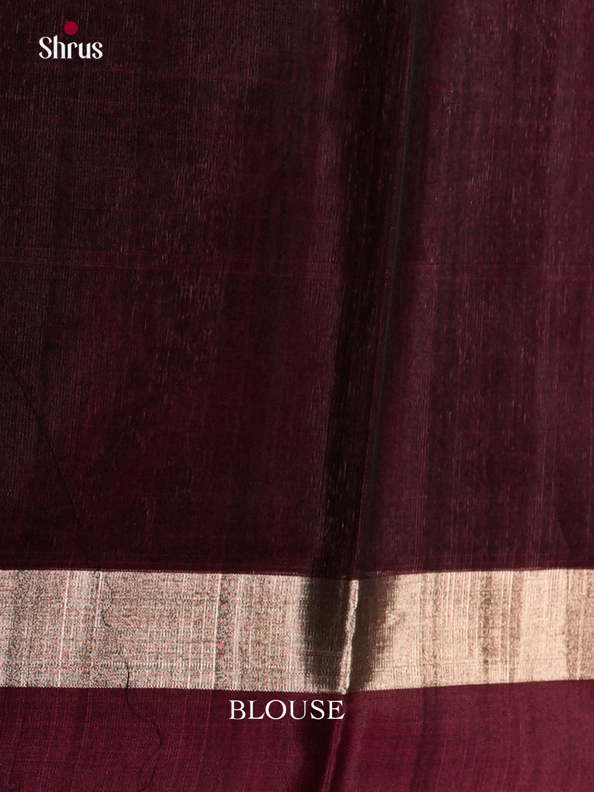 Blue & Maroon - Timeless Silk Cotton Saree- EAS12049 - Shop on Shrus.com