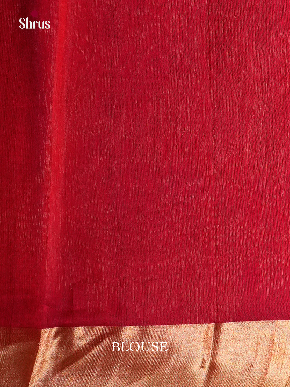 Double Shaded Brown & Red - Timeless Silk Cotton Saree - EAS12052
