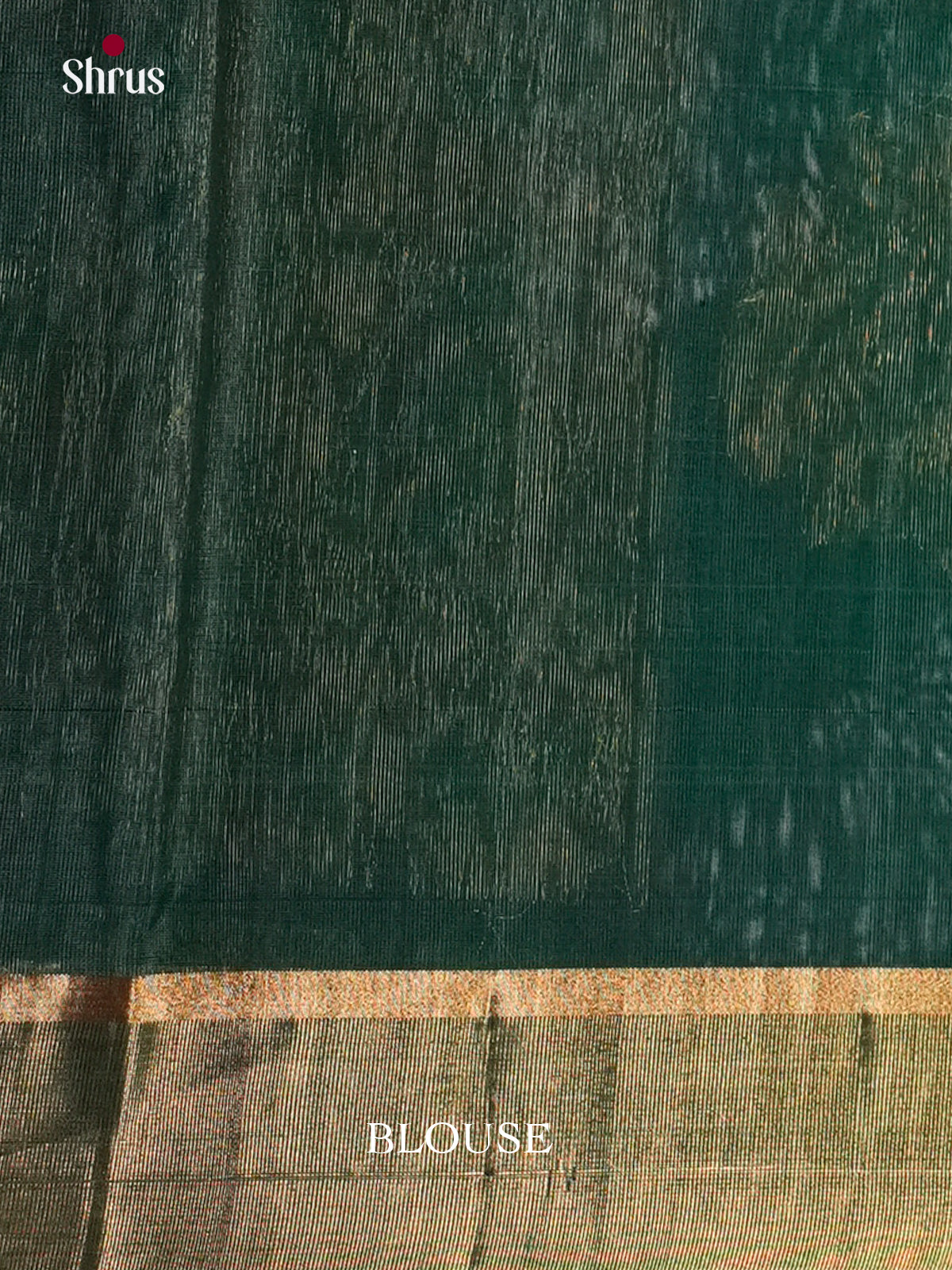 Blue & Green- Timeless Silk Cotton Saree - EAS12055