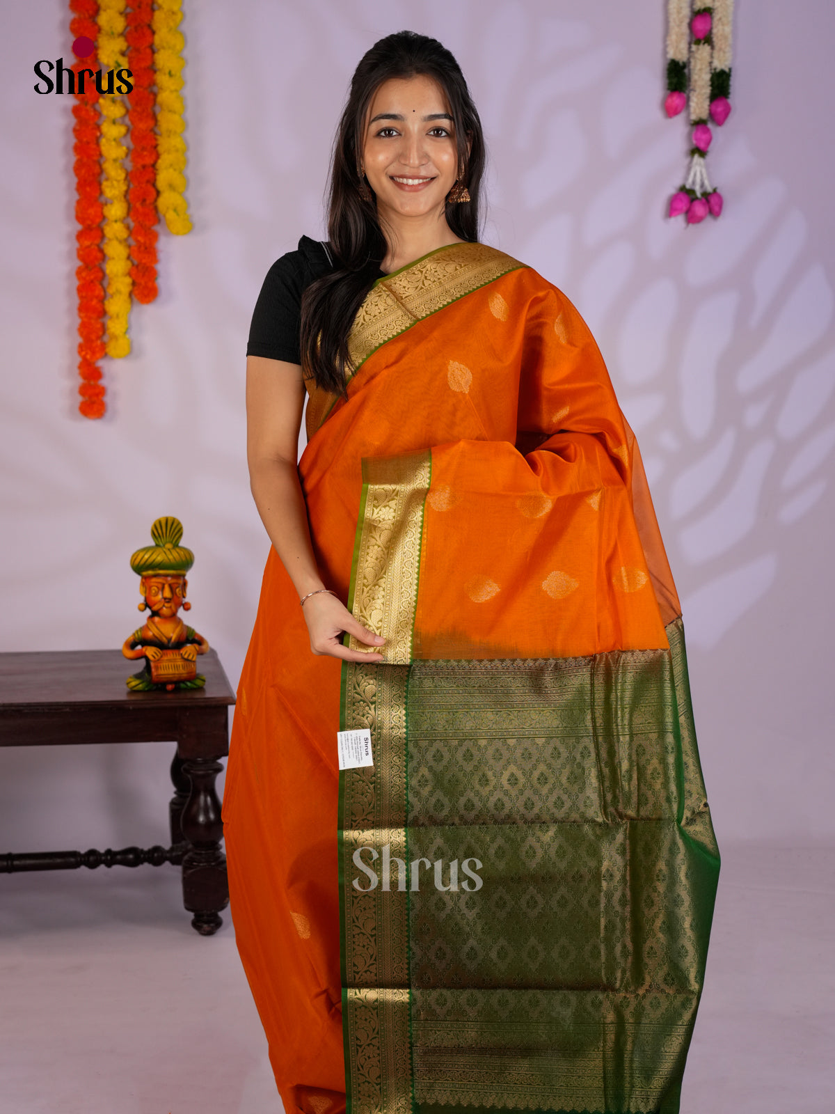 EAS12089 - Timeless Silk Cotton Saree - Shop on Shrus.com