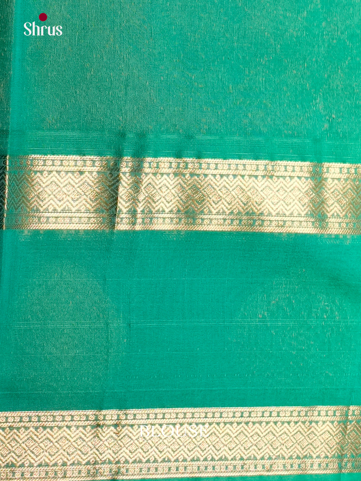 Maroon & Green - Timeless Silk Cotton Saree- EAS12121