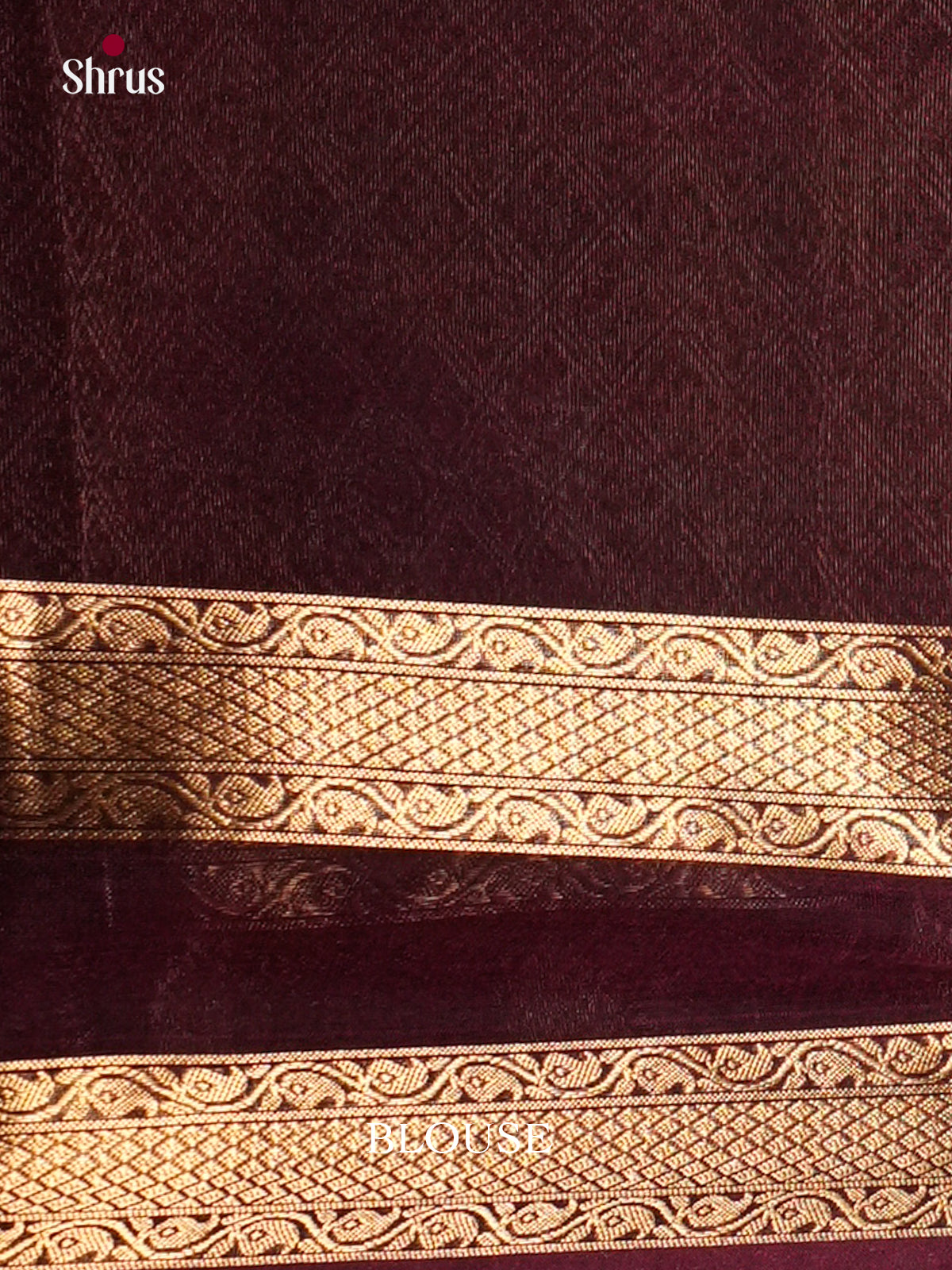 Blue & Maroon - Timeless Silk Cotton Saree - EAS12125