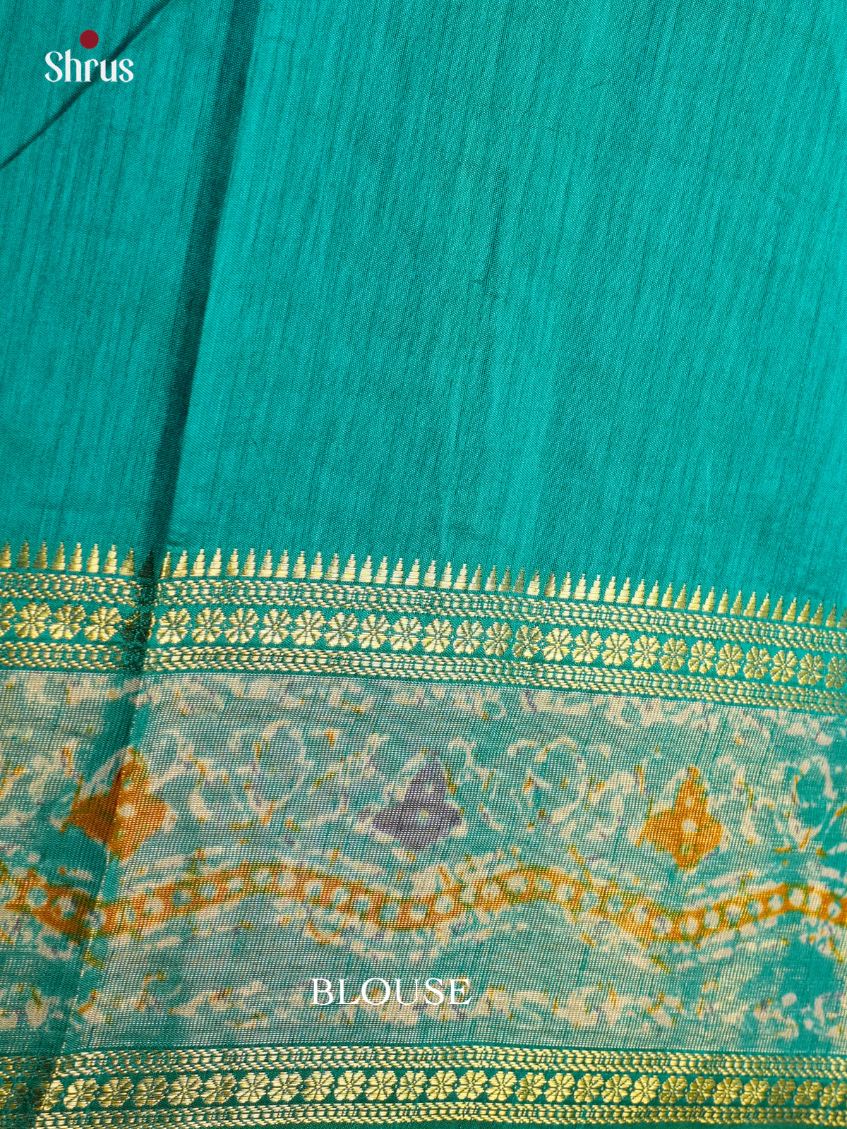 EAS12164 - Semi Patola -Rettapet border Saree - Shop on Shrus.com