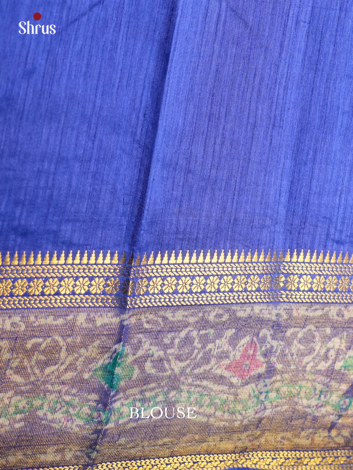 EAS12208 - Semi Patola -Rettapet border Saree - Shop on Shrus.com