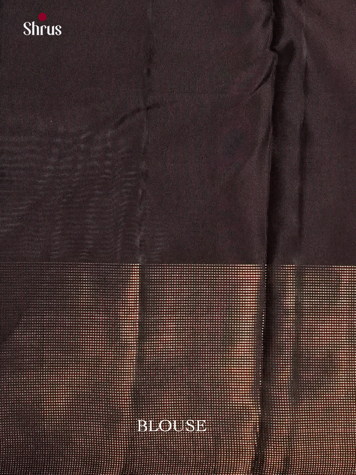 Purple & Brown - Kanchipuram-halfpure Saree-EAS12319 - Shop on Shrus.com