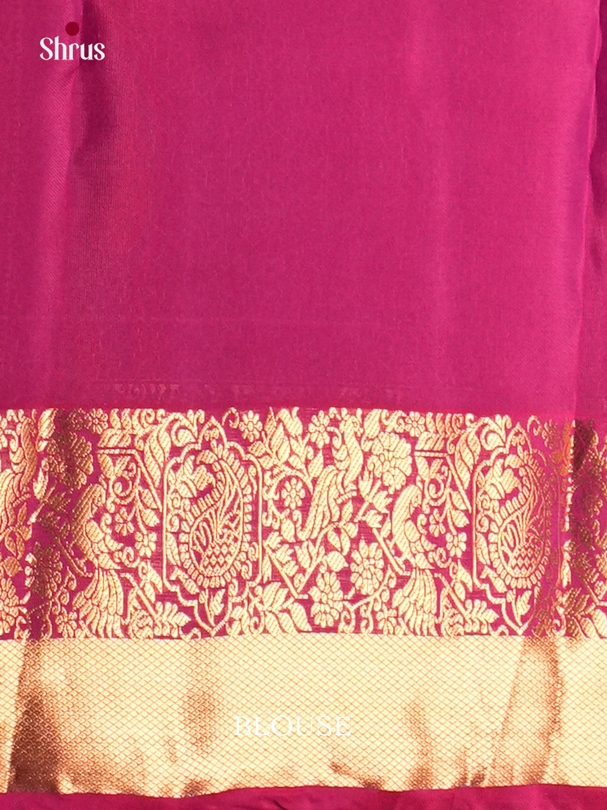 Violet & Majenta - Kanchipuram-halfpure Saree- EAS12334 - Shop on Shrus.com